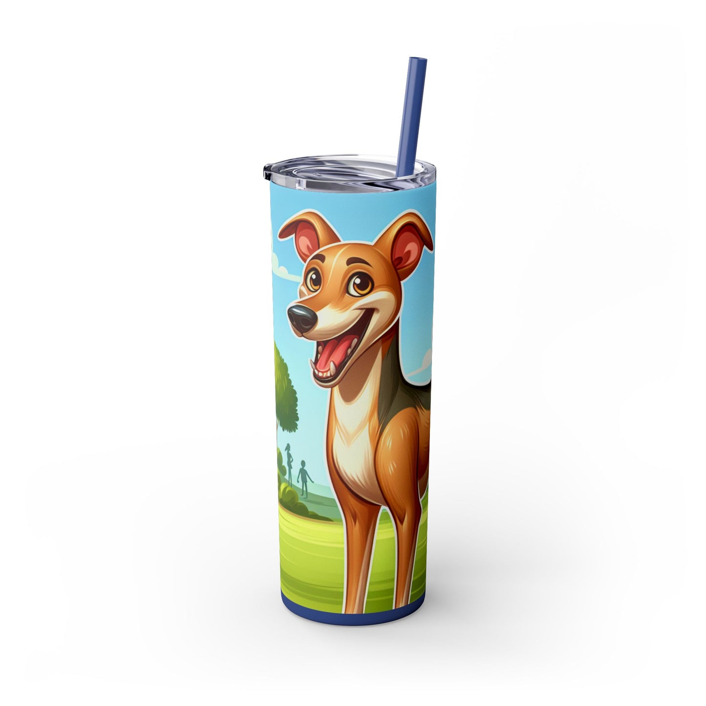 Azawakh Tumbler with Straw, 20oz