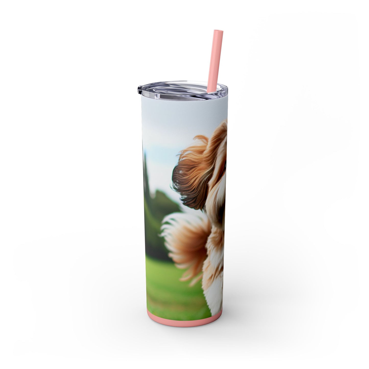 Lhasalier Tumbler with Straw, 20oz
