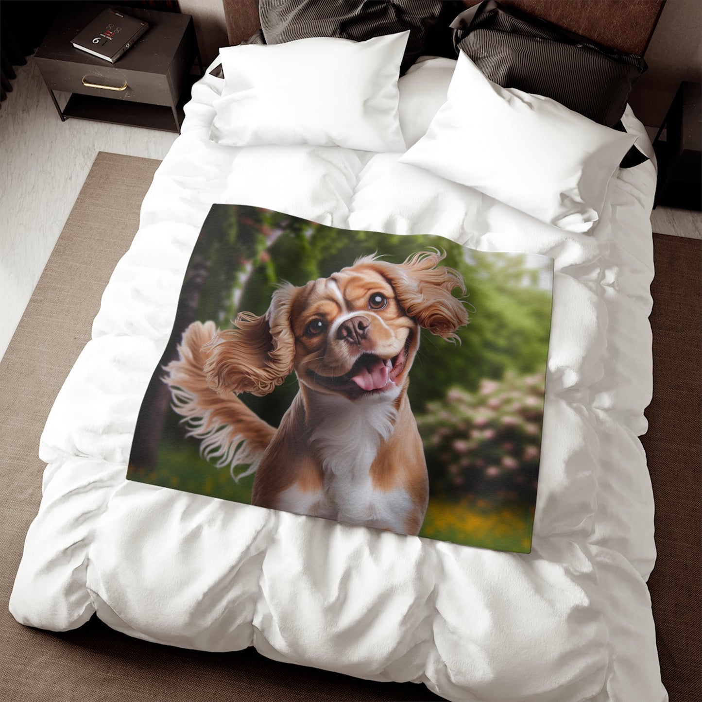 Cockabull Sweatshirt Blanket