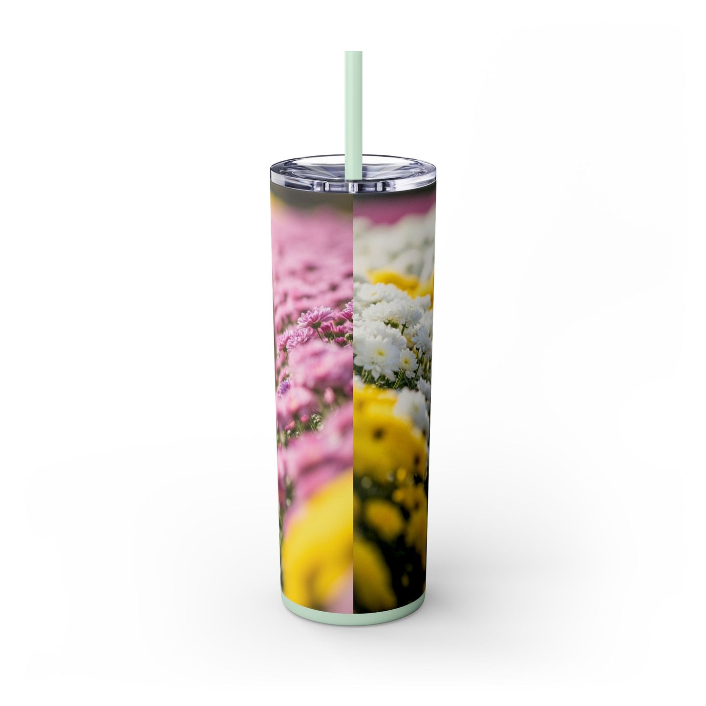 Papillon Skinny Tumbler with Straw, 20oz