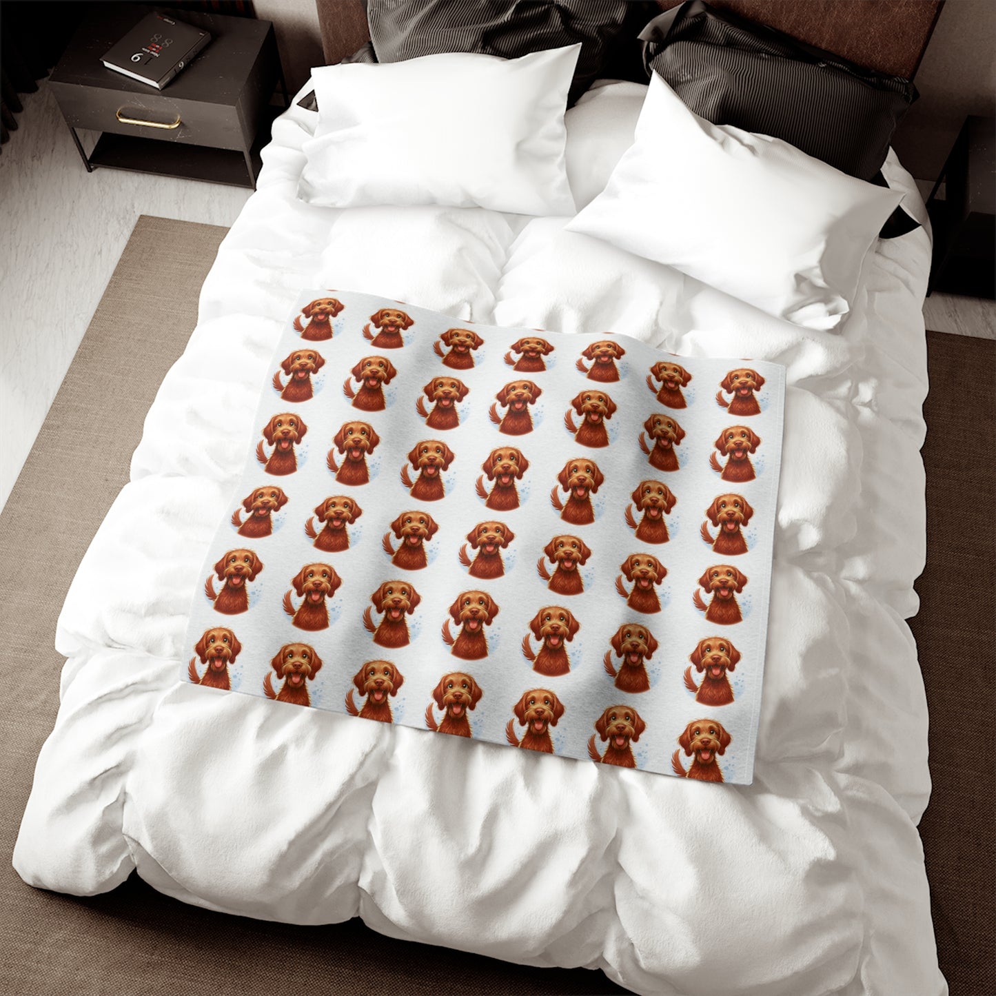 Hungarian Wirehaired Vizsla Sweatshirt Blanket