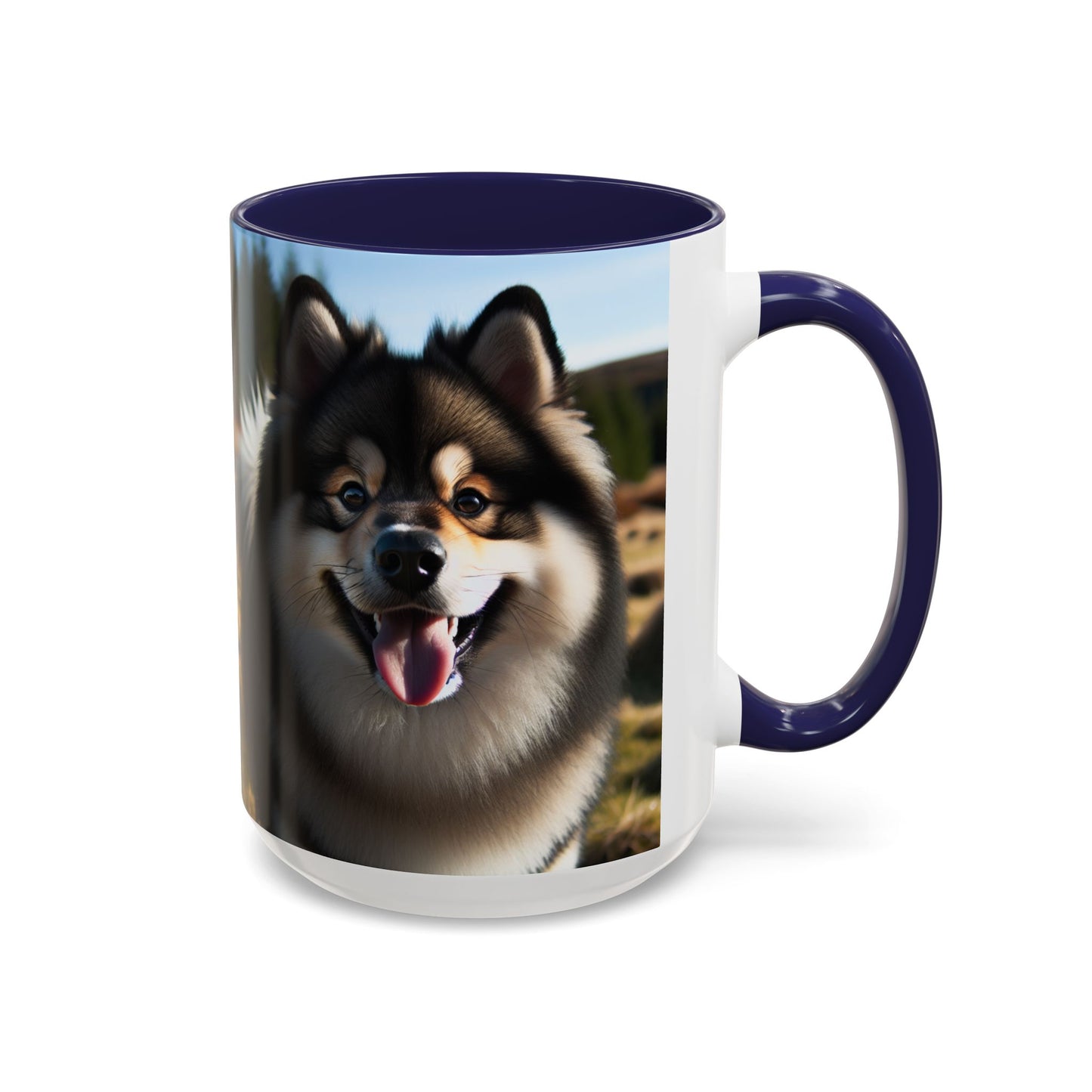 Norwegian Buhund Accent Coffee Mug - Perfect Gift for Dog Lovers