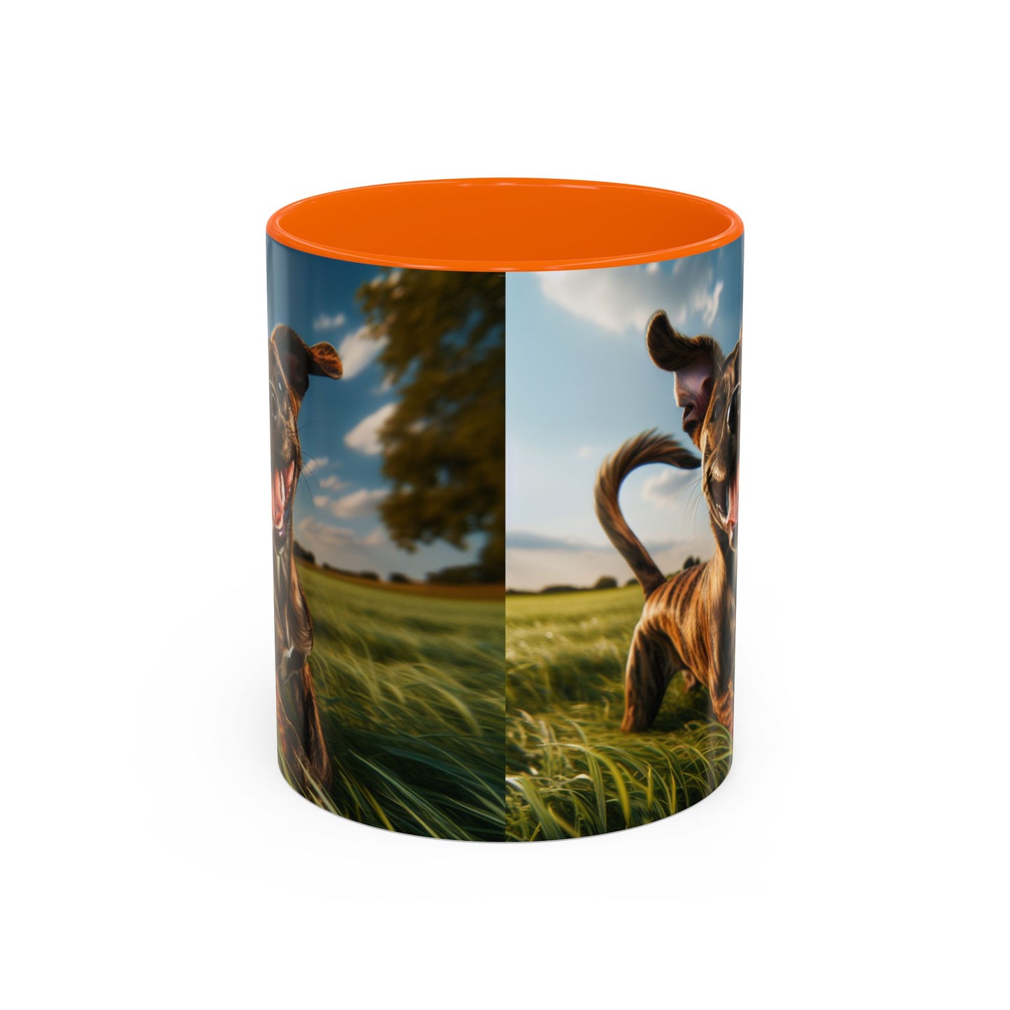 Treeing Tennessee Brindle Accent Coffee Mug - Perfect Gift for Dog Lovers