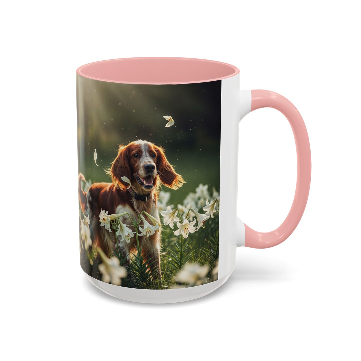 Irish Red and White Setter Accent Coffee Mug - Perfect Gift for Dog Lovers