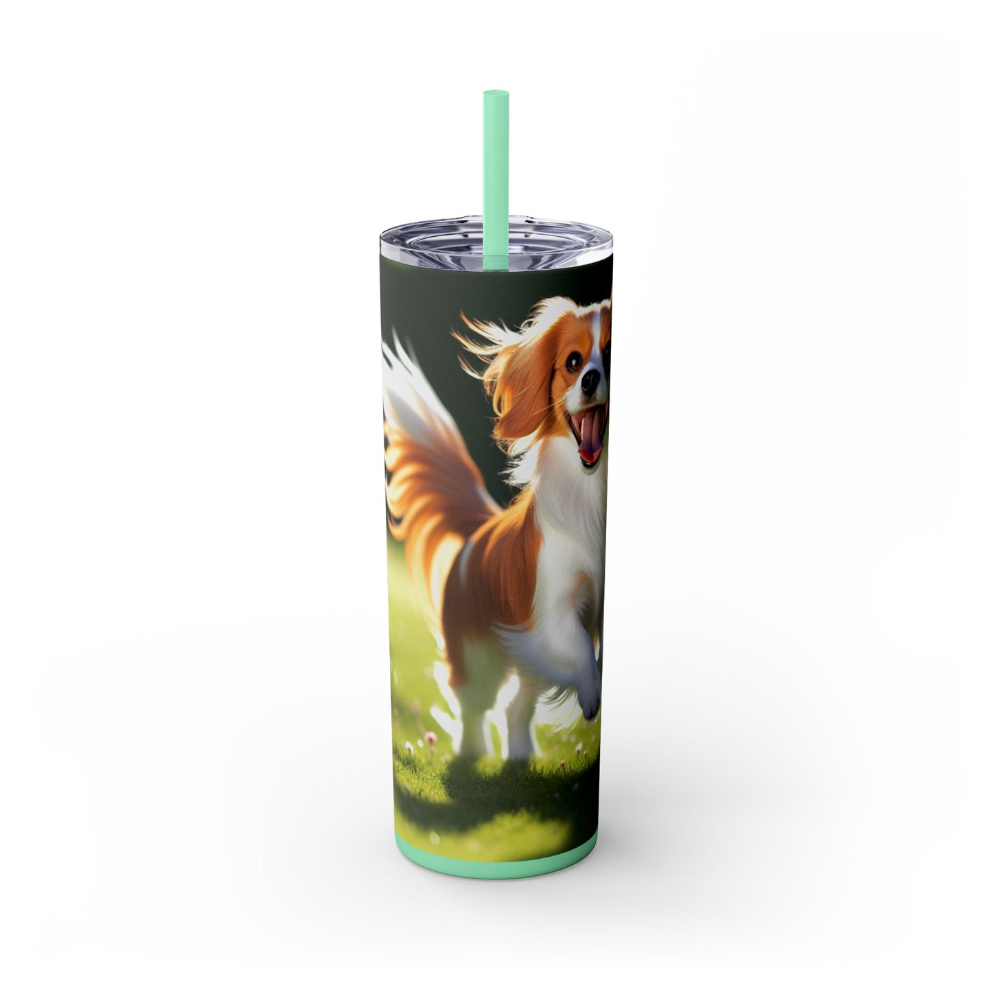 Nederlandse Kooikerhondje Tumbler with Straw, 20oz
