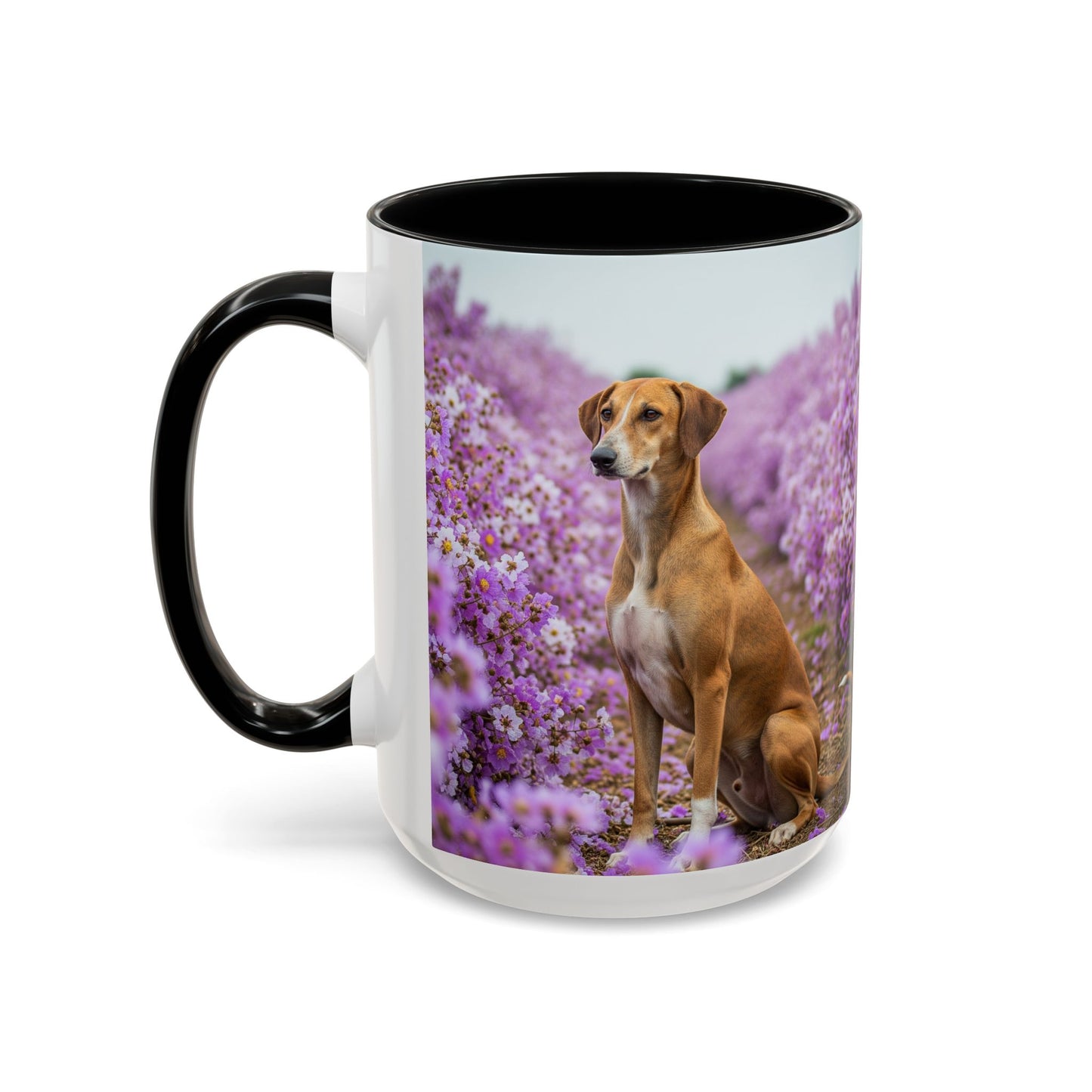 Banjara Hound Accent Coffee Mug - Perfect Gift for Dog Lovers