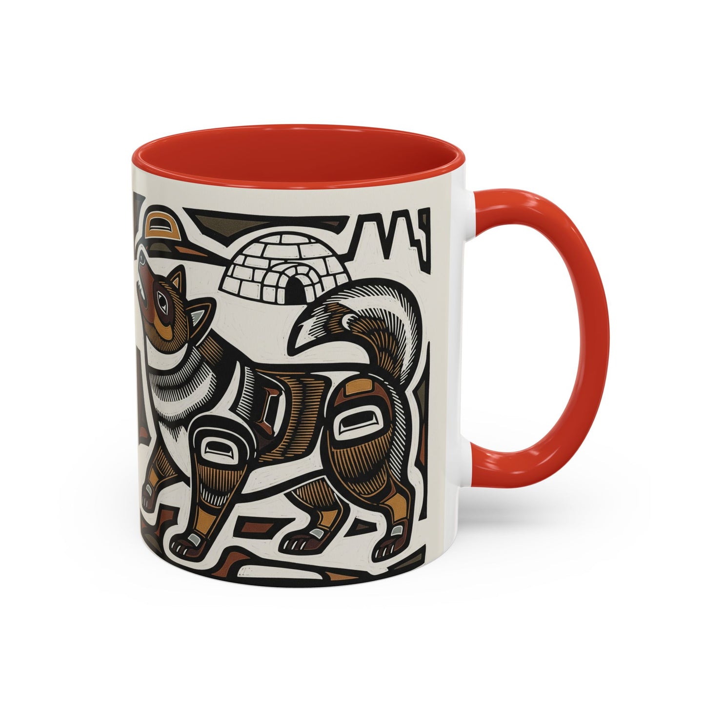 Canadian Eskimo Dog Accent Coffee Mug - Perfect Gift for Dog Lovers