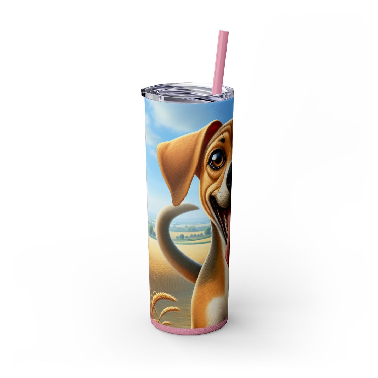 Banjara Hound Tumbler with Straw, 20oz