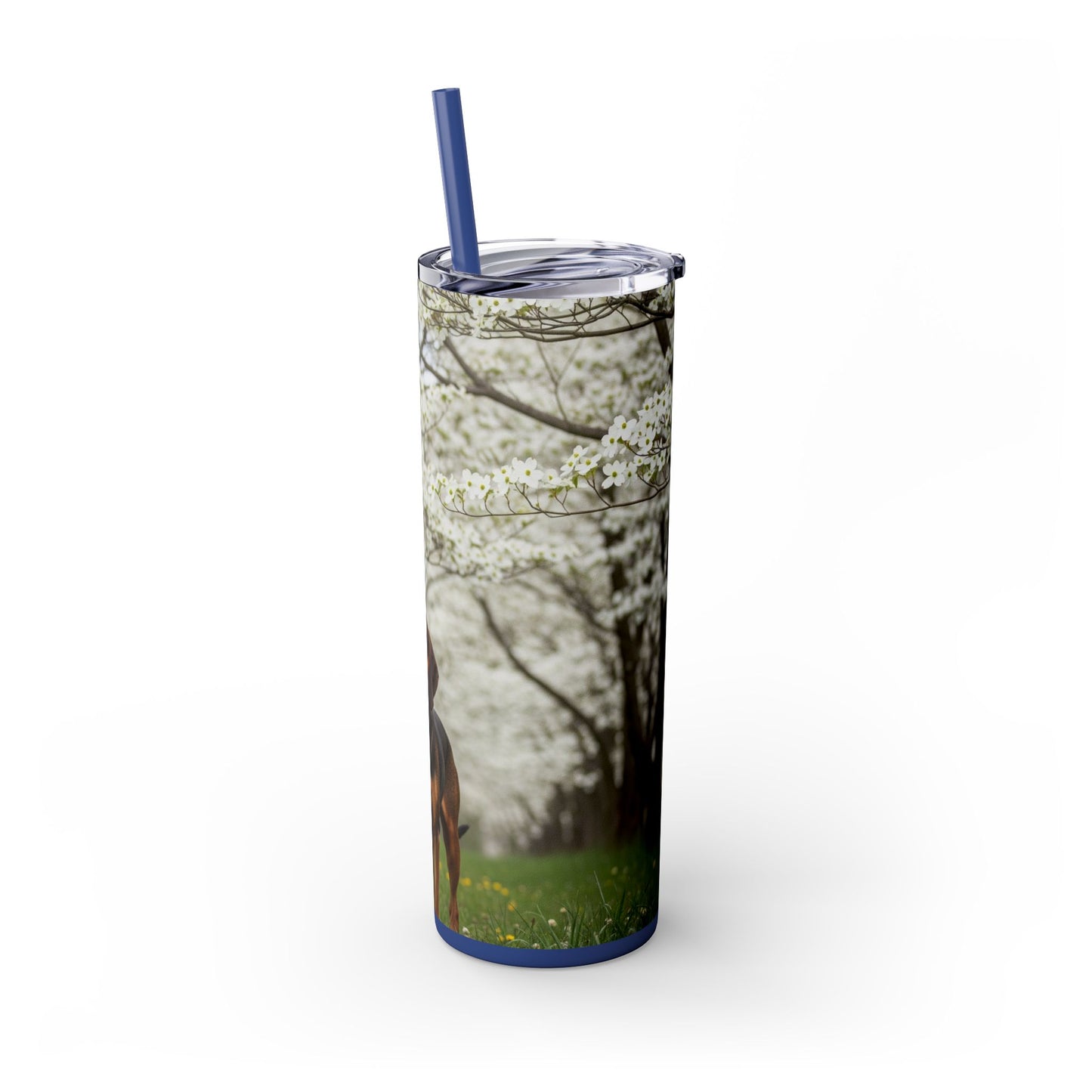 Plott Hound Tumbler with Straw, 20oz