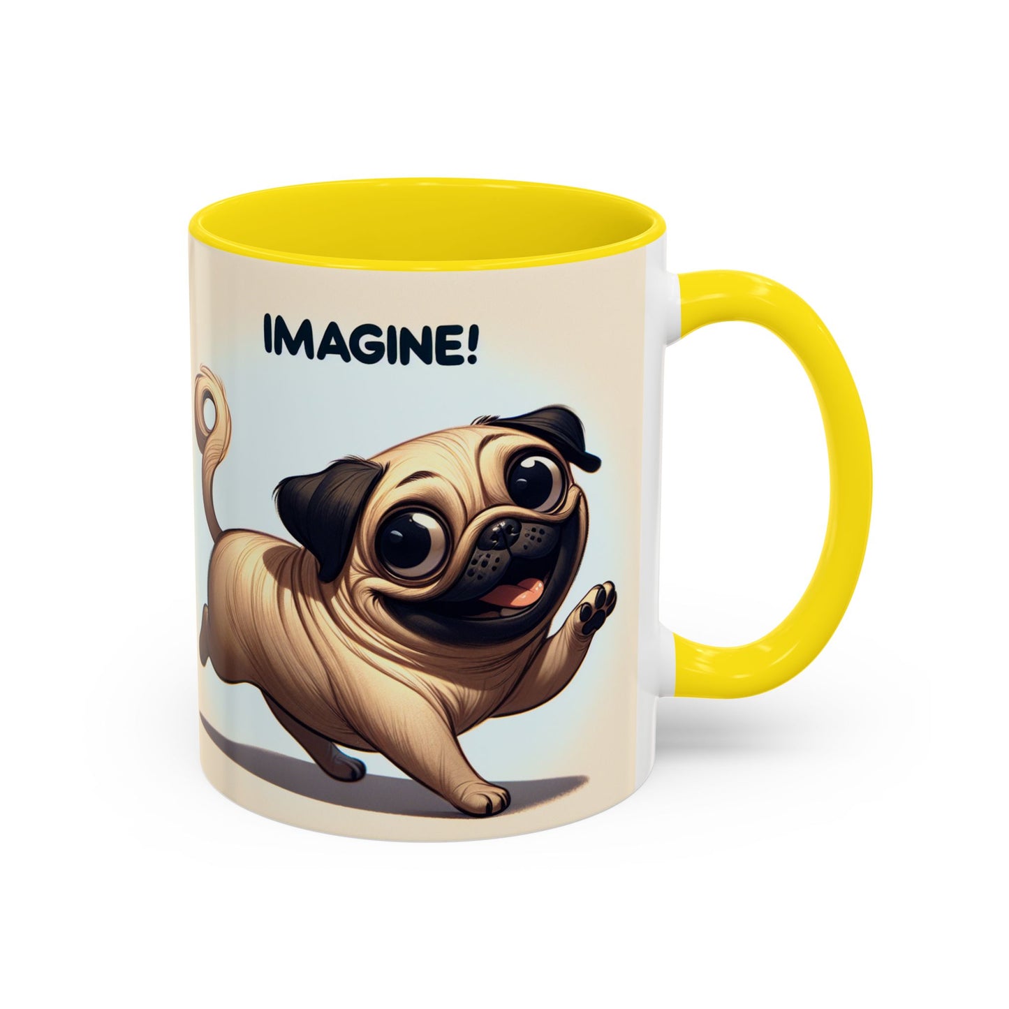 Pug Accent Coffee Mug - Perfect Gift for Dog Lovers