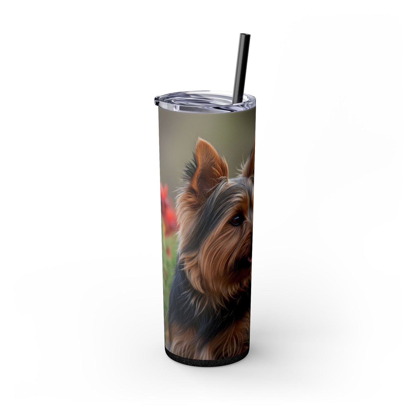 Silky Terrier Tumbler with Straw, 20oz