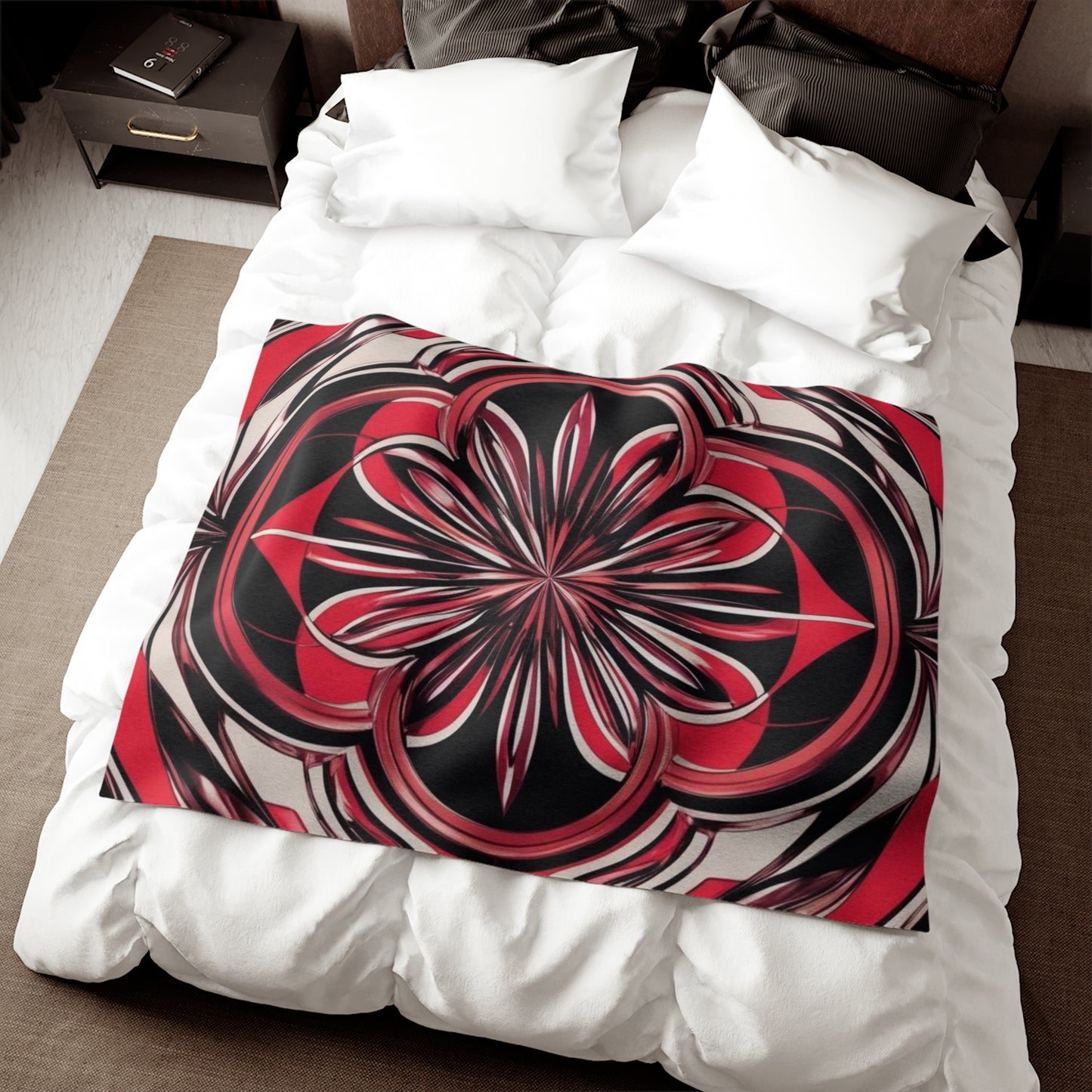 Optical Illusion Sweatshirt Blanket