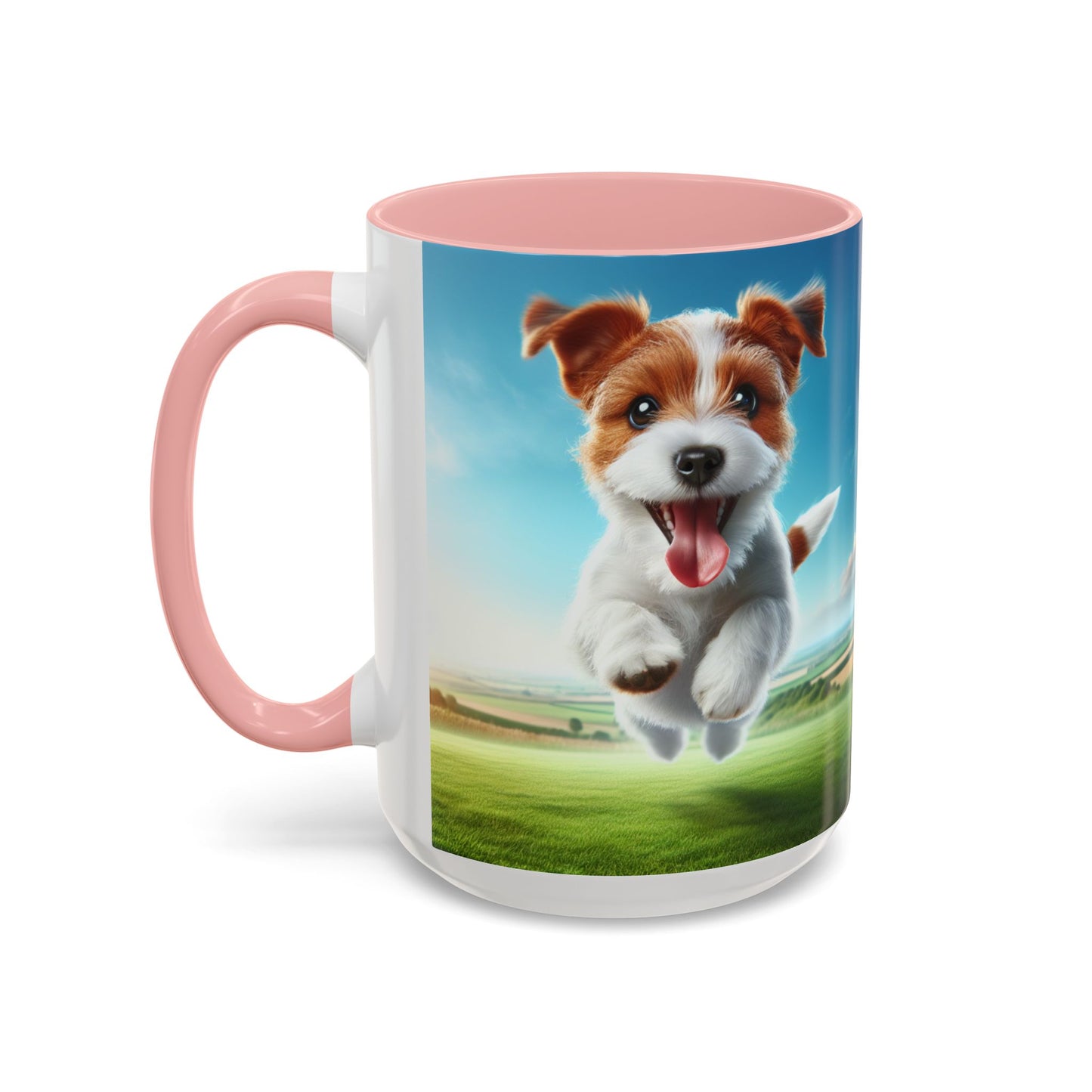 Russell Terrier Accent Coffee Mug - Perfect Gift for Dog Lovers
