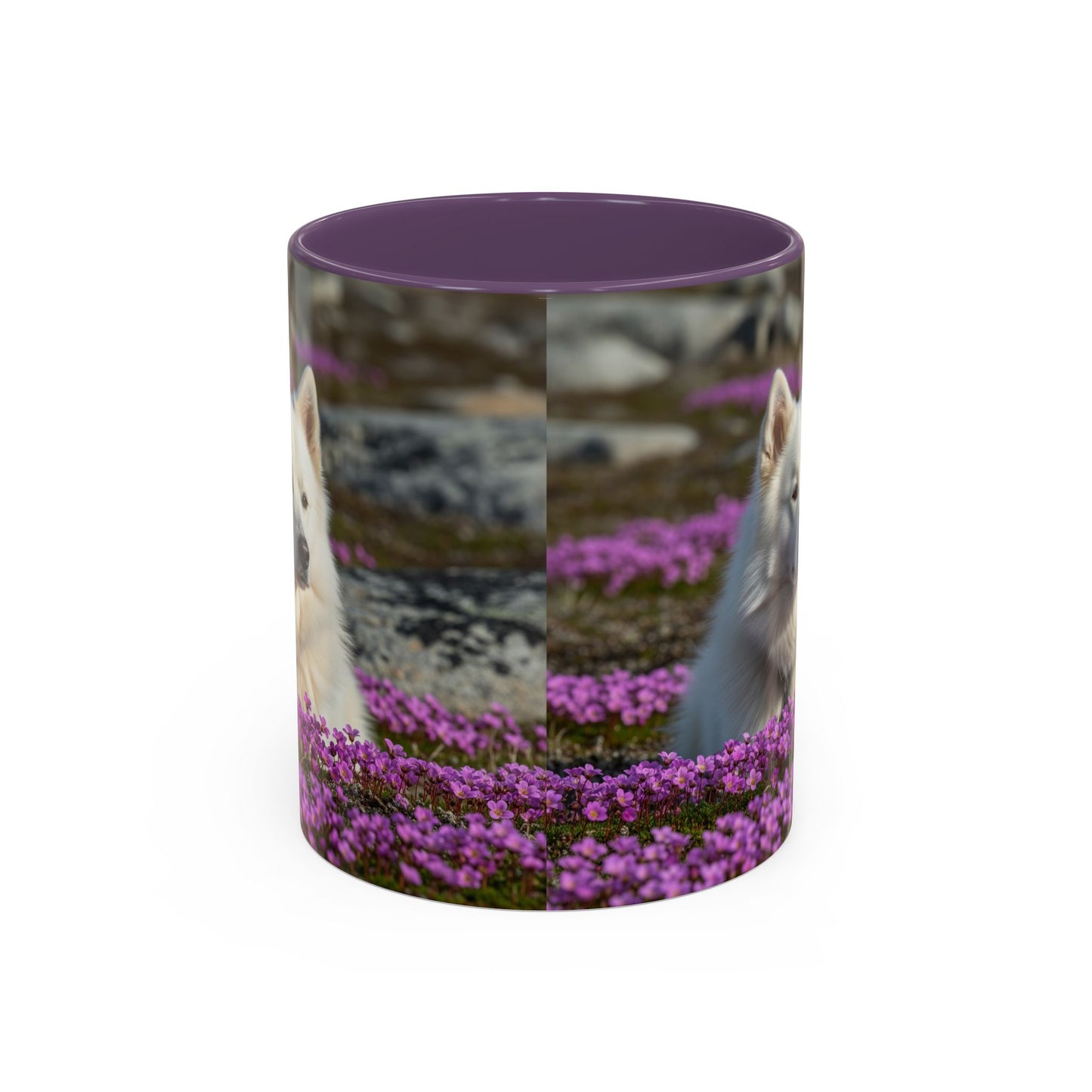 Canadian Eskimo Dog Accent Coffee Mug - Perfect Gift for Dog Lovers