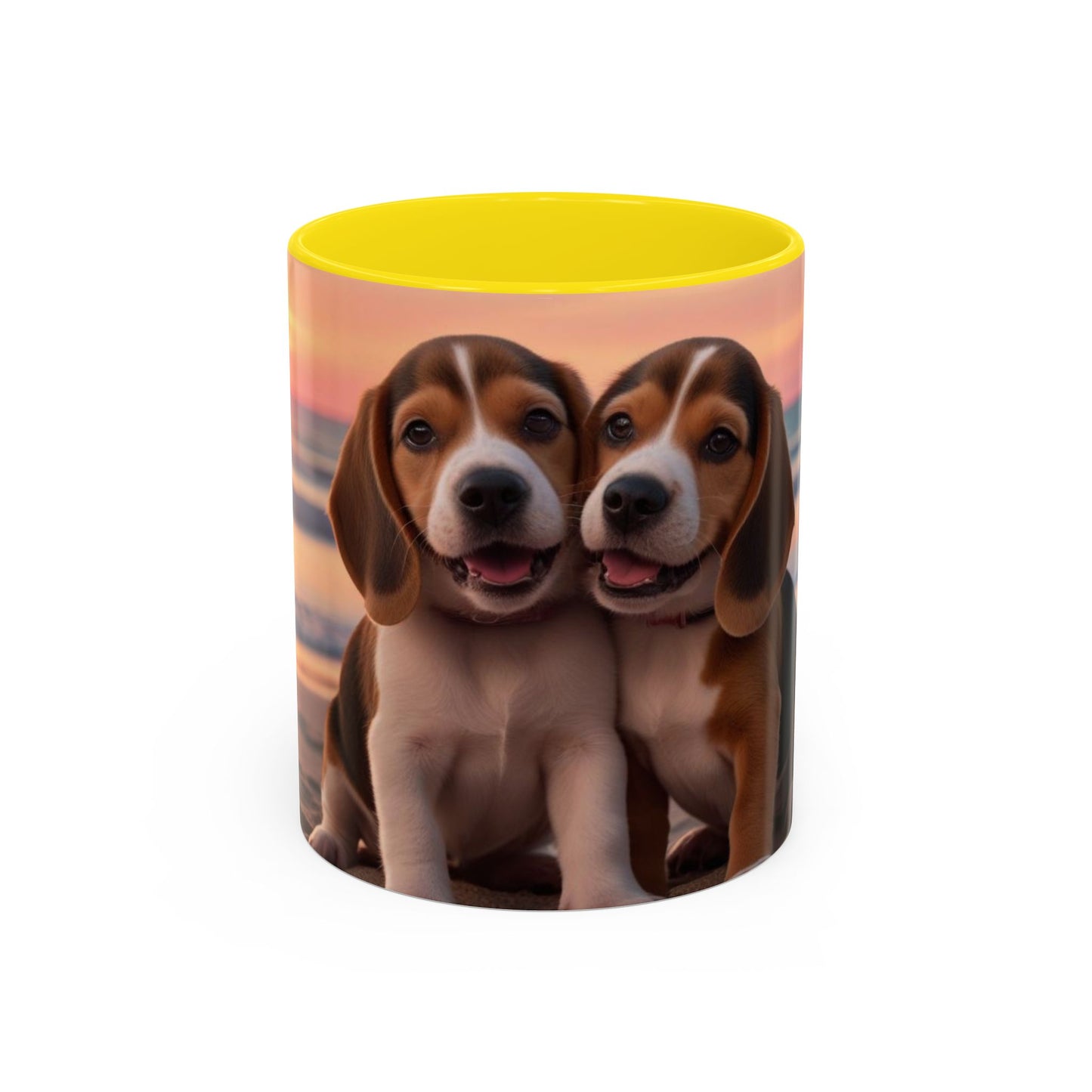 Beagle Love Accent Coffee Mug - Perfect Gift for Dog Lovers