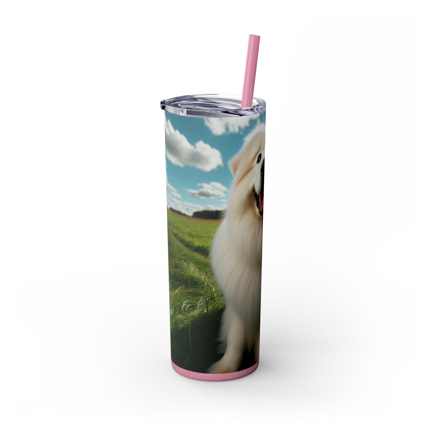 Maremma Sheepdog Tumbler with Straw, 20oz