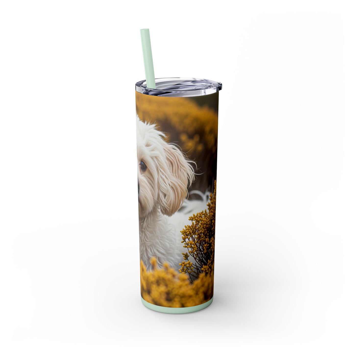 Maltipoo Tumbler with Straw, 20oz