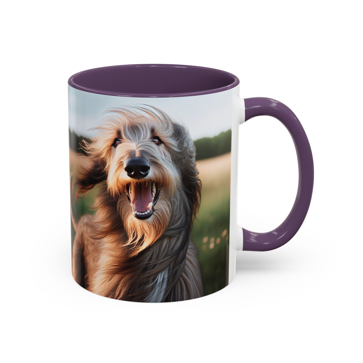 Scottish Deerhound Accent Coffee Mug - Perfect Gift for Dog Lovers
