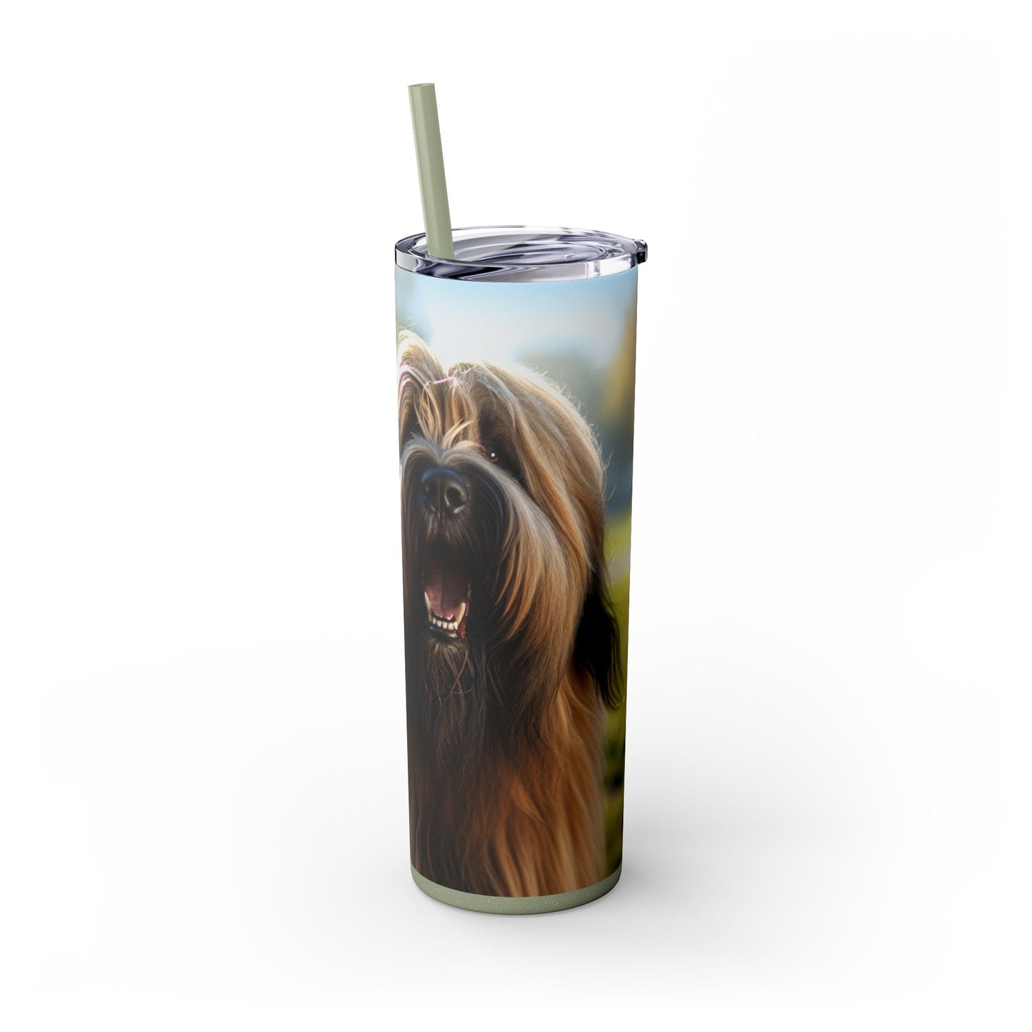 Briard Tumbler with Straw, 20oz