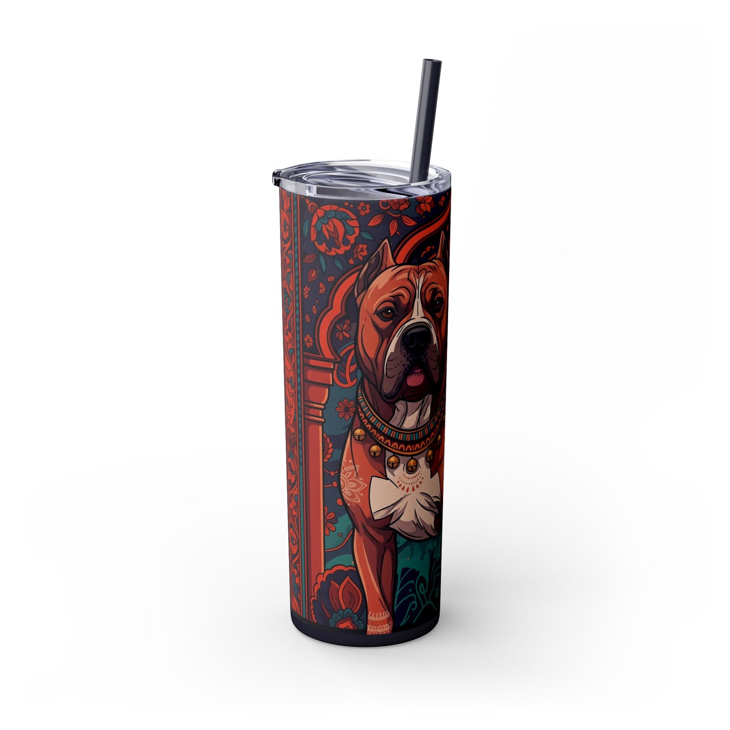 Bully Kutta Skinny Tumbler with Straw, 20oz
