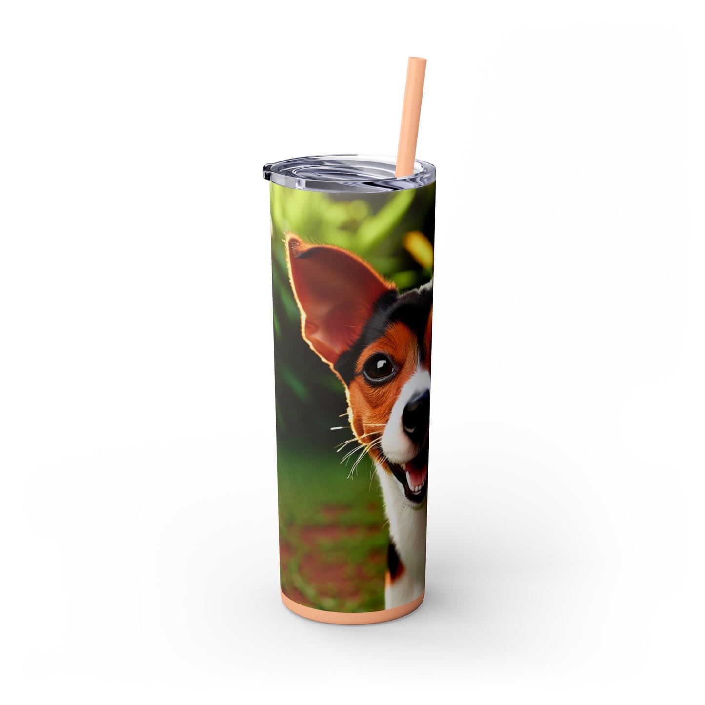 Brazilian Terrier Tumbler with Straw, 20oz