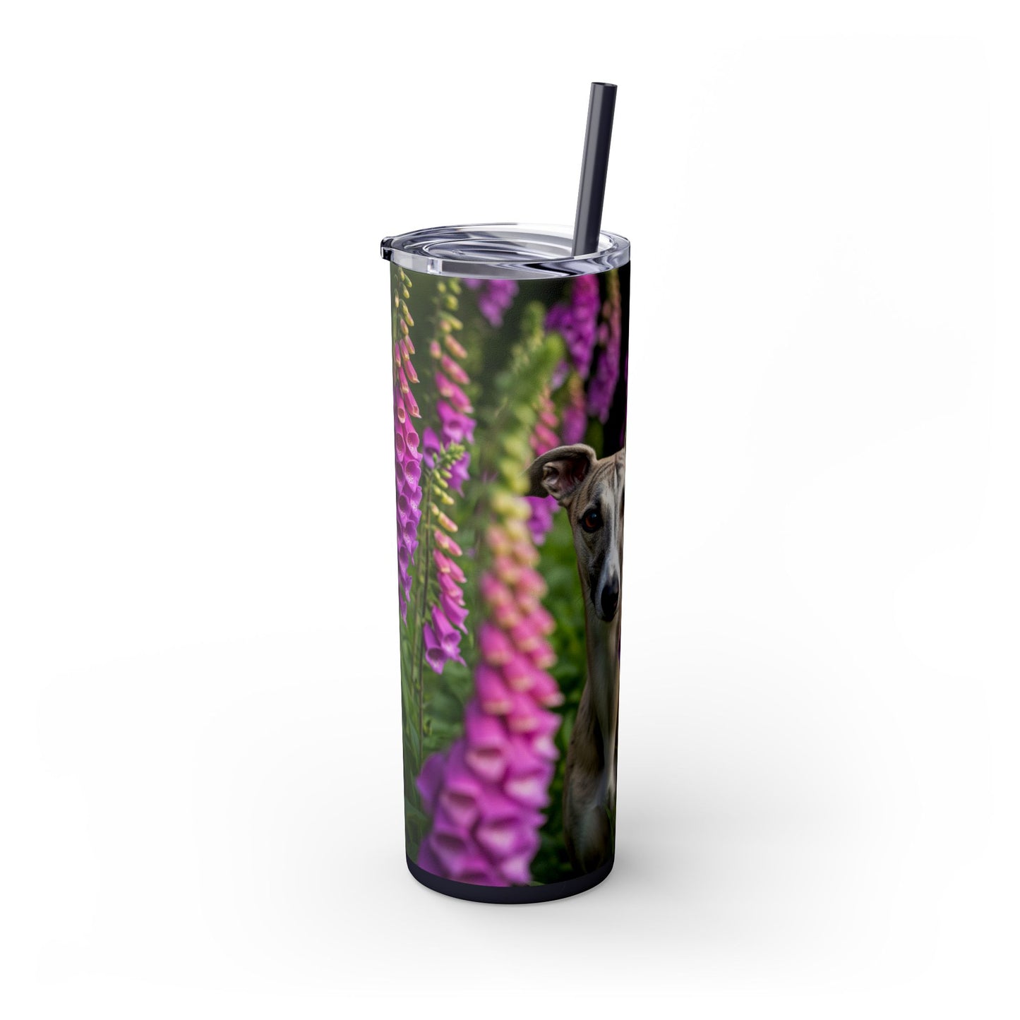 Whippet Skinny Tumbler with Straw, 20oz
