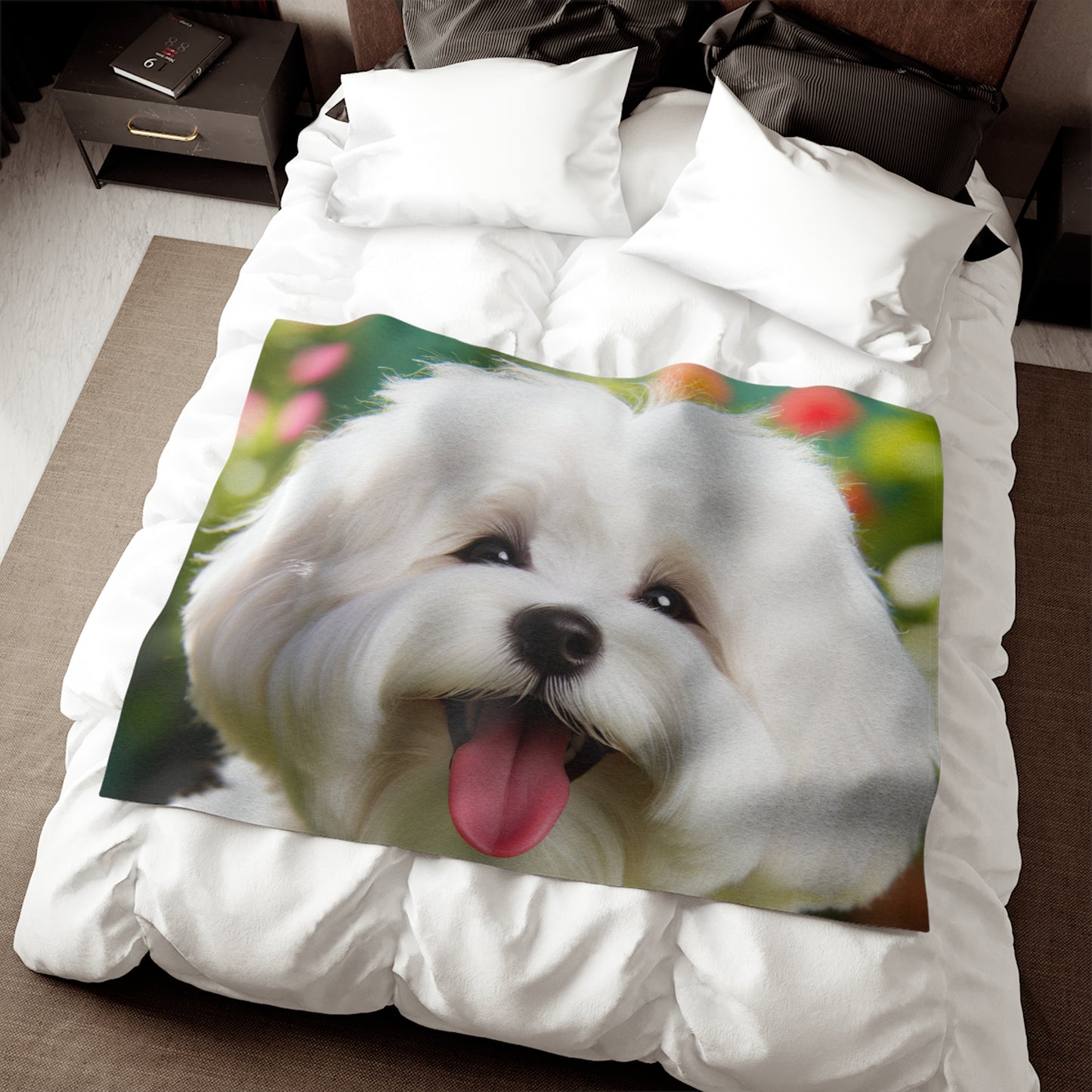 Coton de Tulear Sweatshirt Blanket