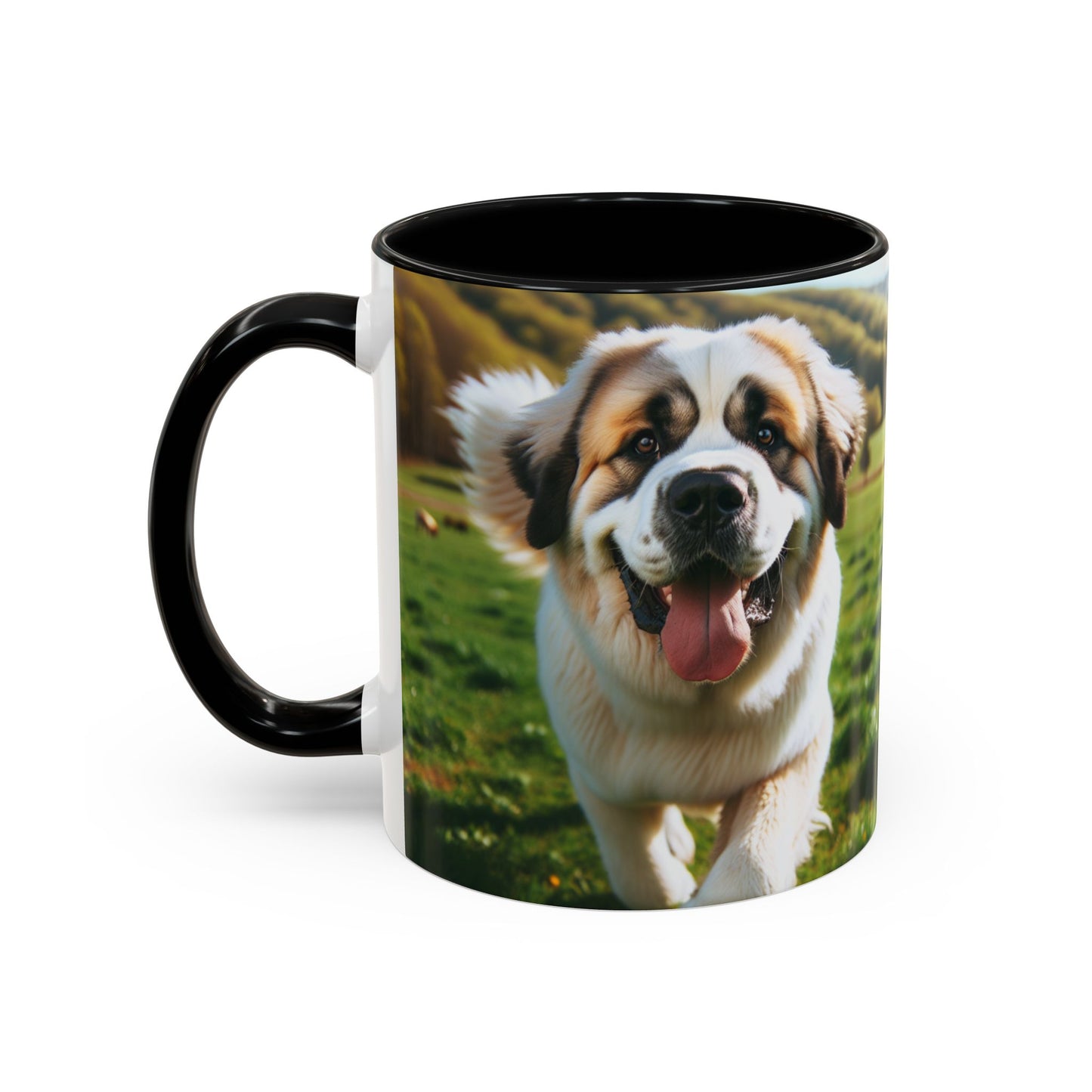 Pyrenean Mastiff Accent Coffee Mug - Perfect Gift for Dog Lovers