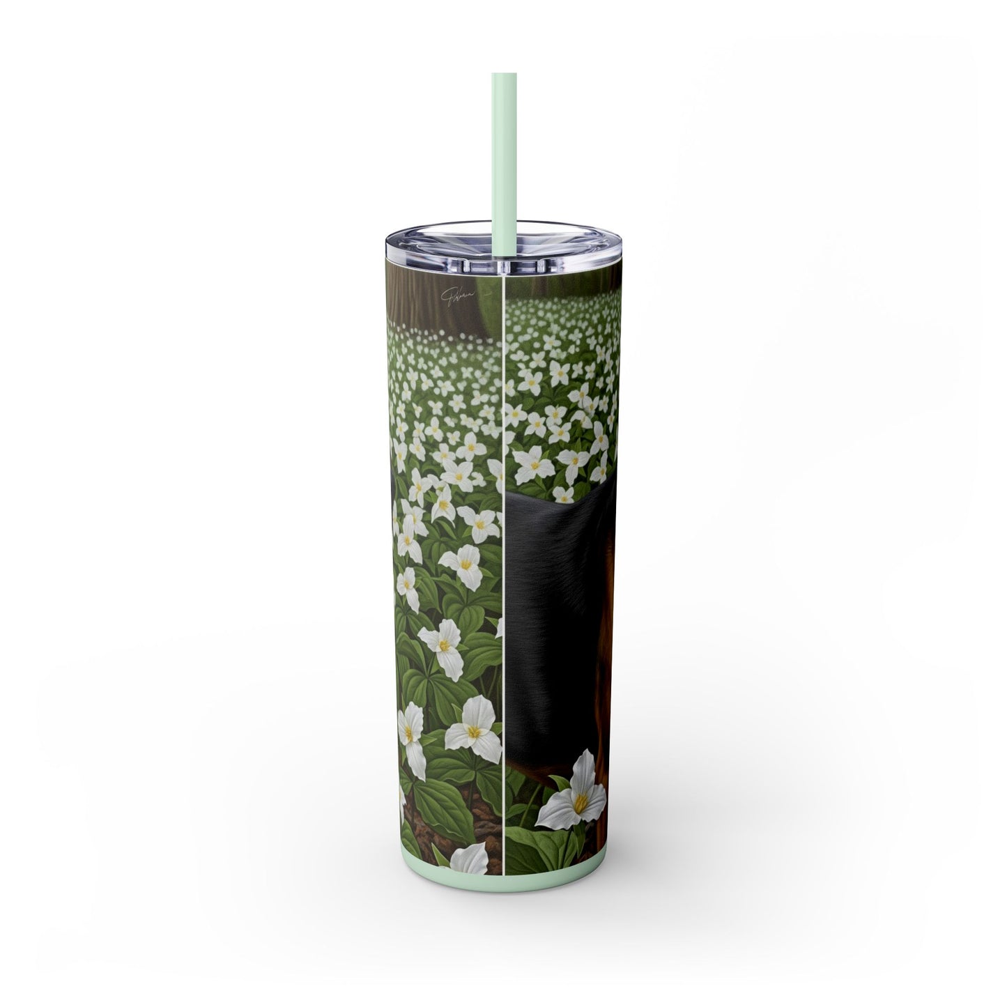 Treeing Walker Coonhound Tumbler with Straw, 20oz