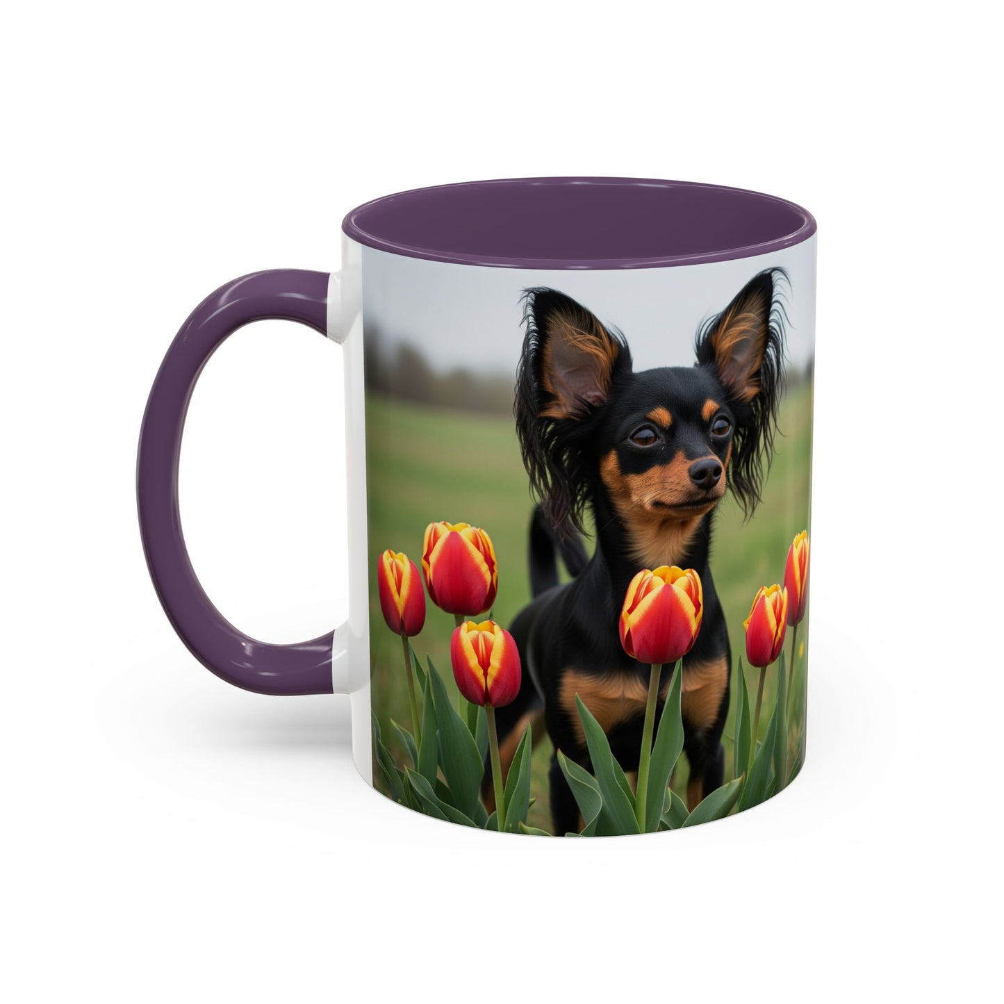 Russian Toy Dog Accent Coffee Mug - Perfect Gift for Dog Lovers