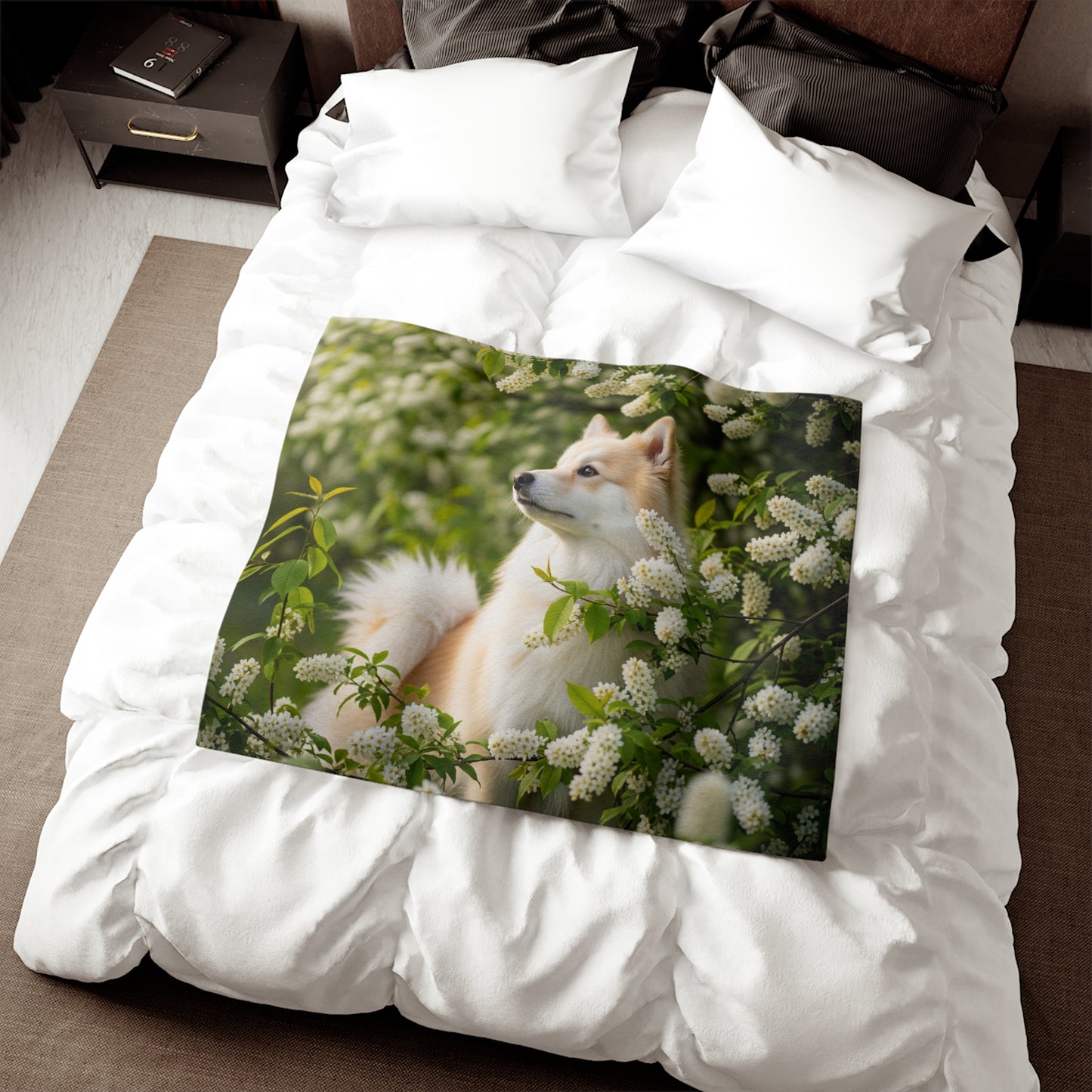 Finnish Spitz Sweatshirt Blanket
