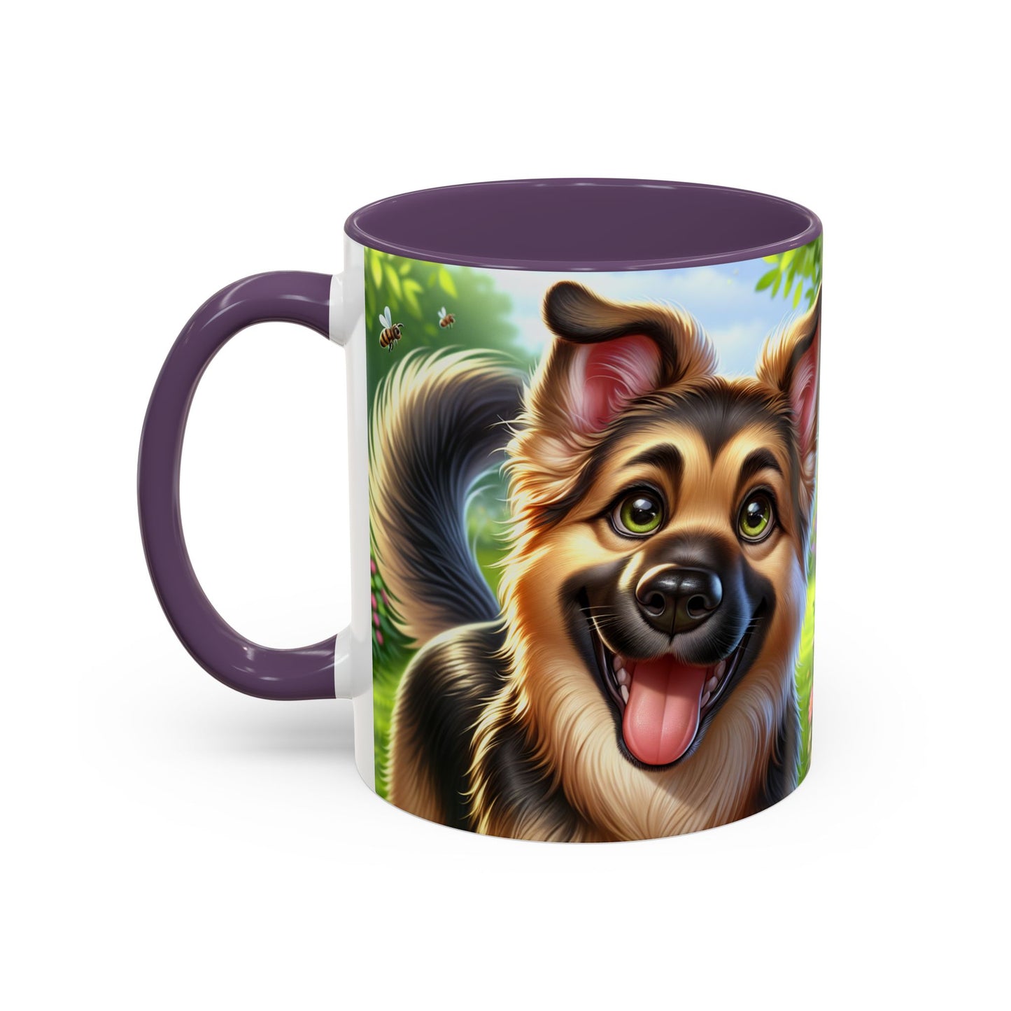 German Shepherd Accent Coffee Mug - Perfect Gift for Dog Lovers