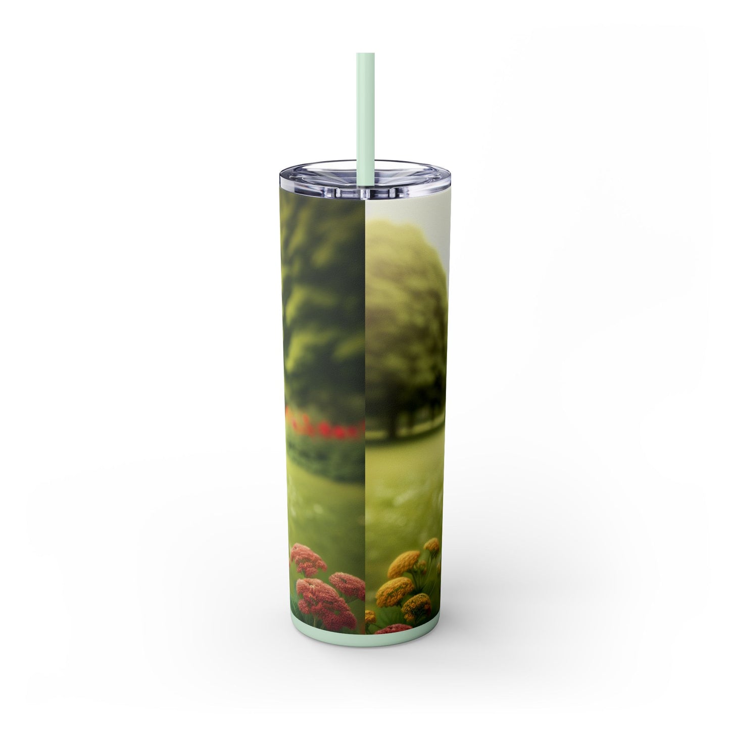 Manchester Terrier Skinny Tumbler with Straw, 20oz