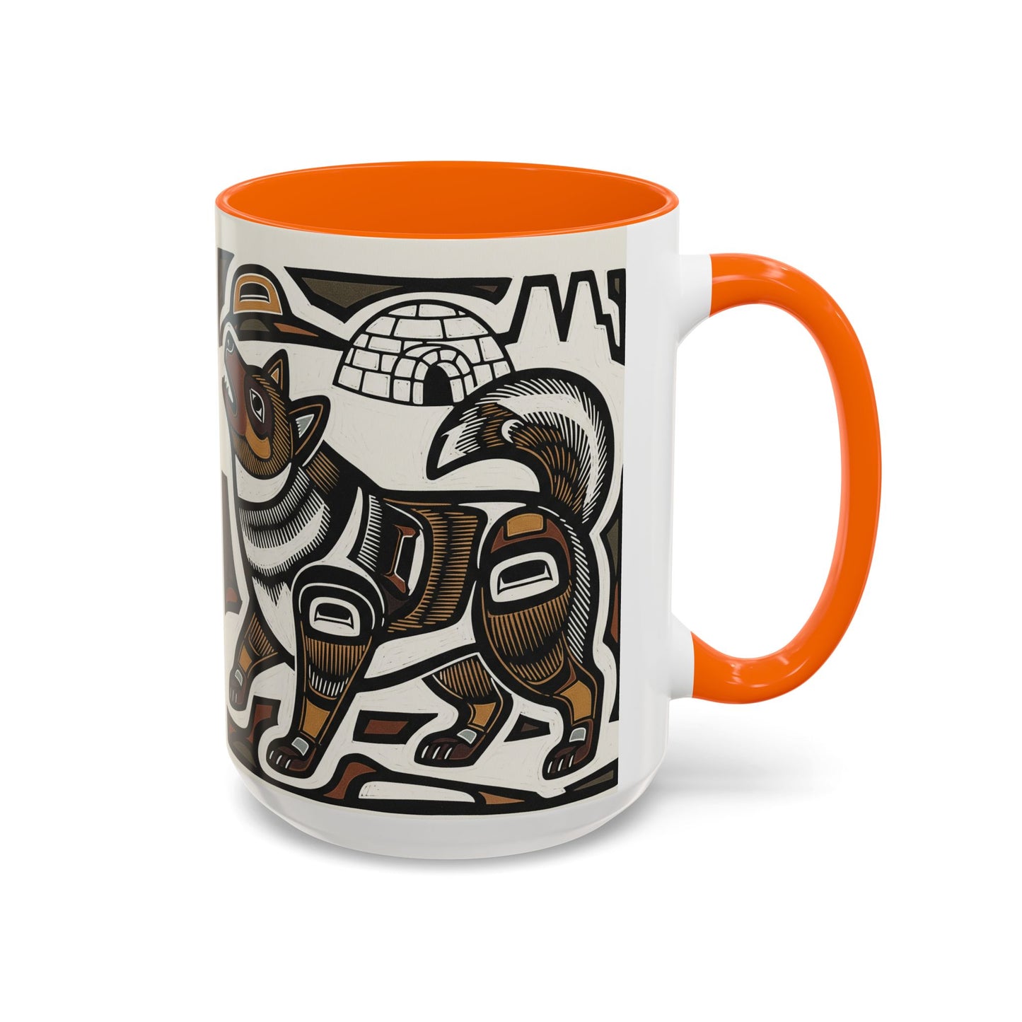 Canadian Eskimo Dog Accent Coffee Mug - Perfect Gift for Dog Lovers