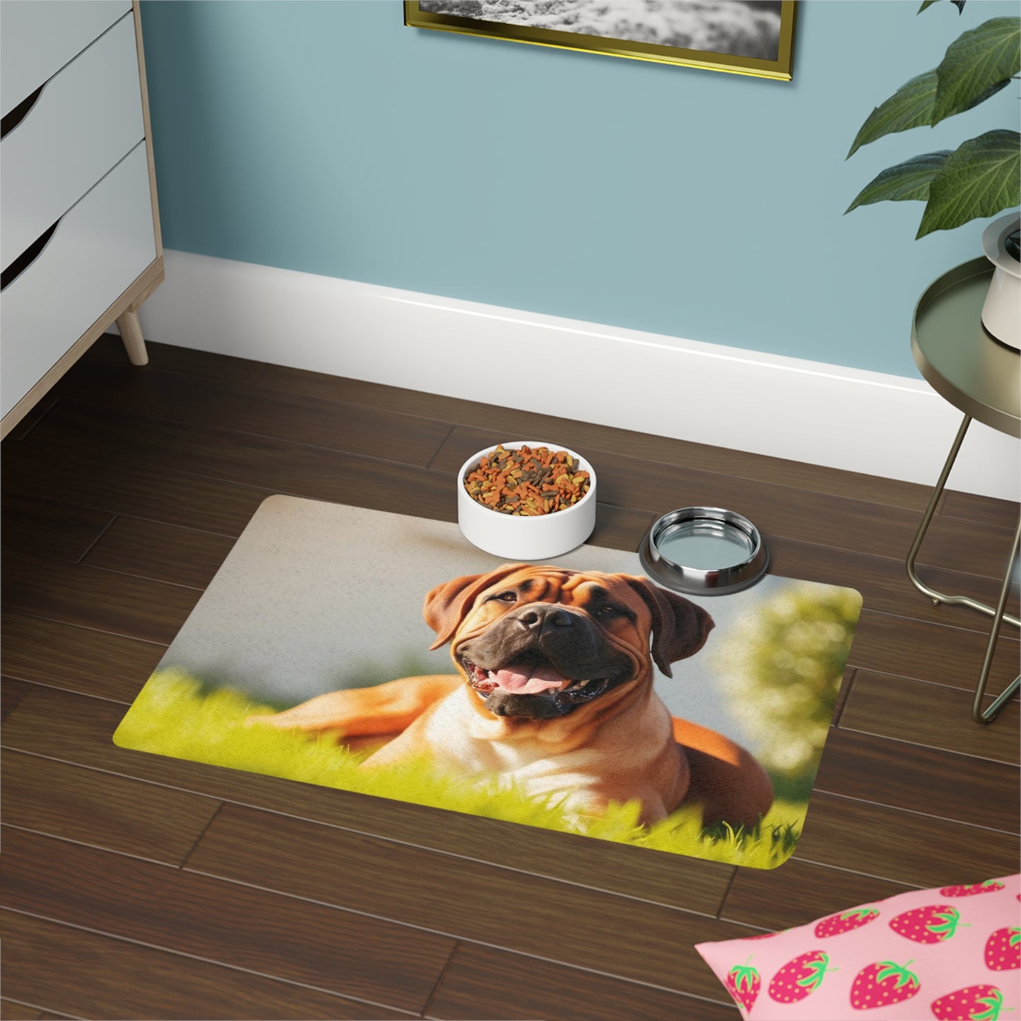 Pet Food Mat (12x18) - Dogue de Bordeaux