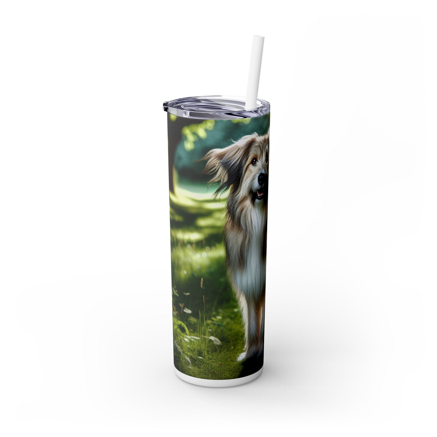 Pyrenean Shepherd Tumbler with Straw, 20oz