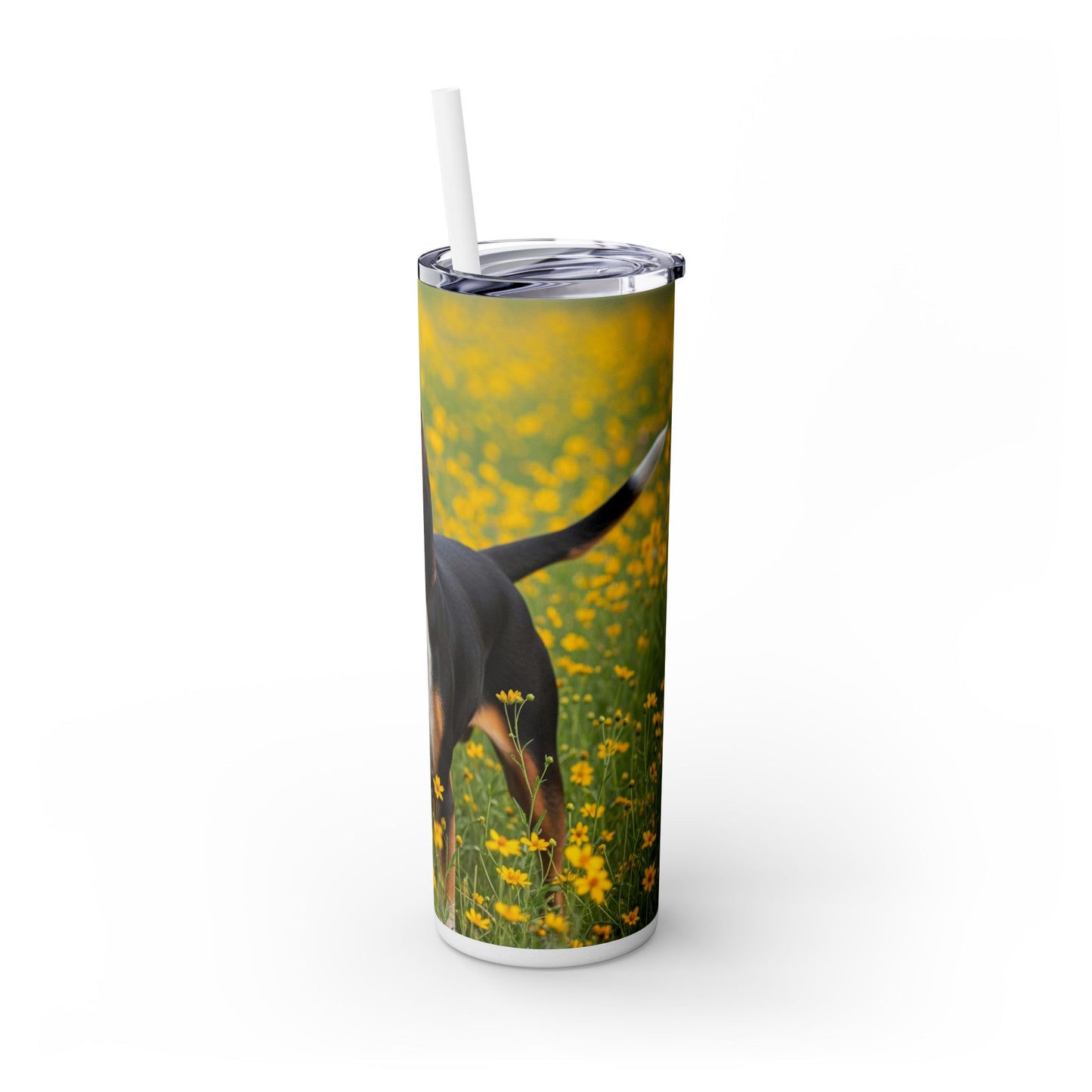 American English Coonhound Tumbler with Straw, 20oz
