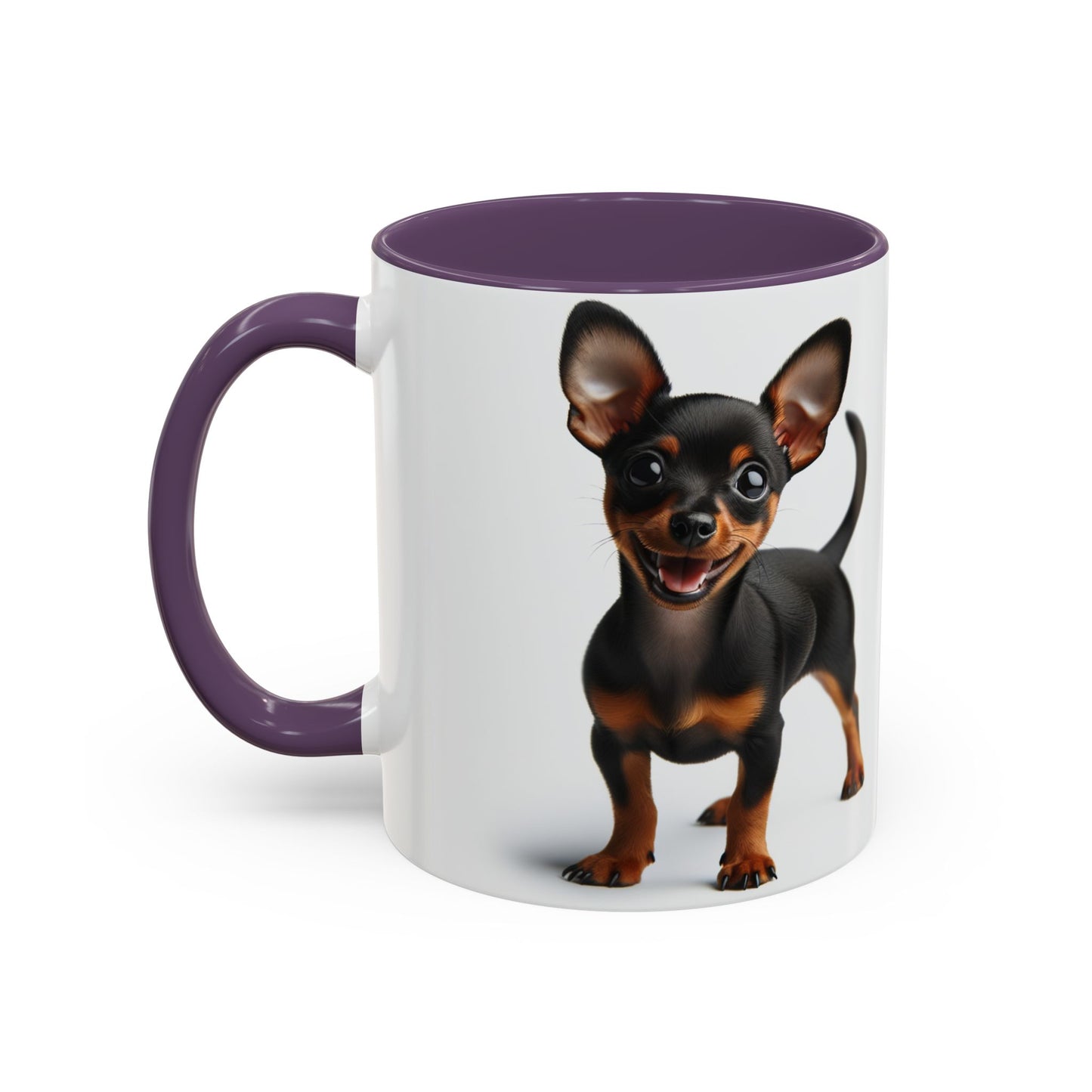 Miniature Pinscher Accent Coffee Mug - Perfect Gift for Dog Lovers