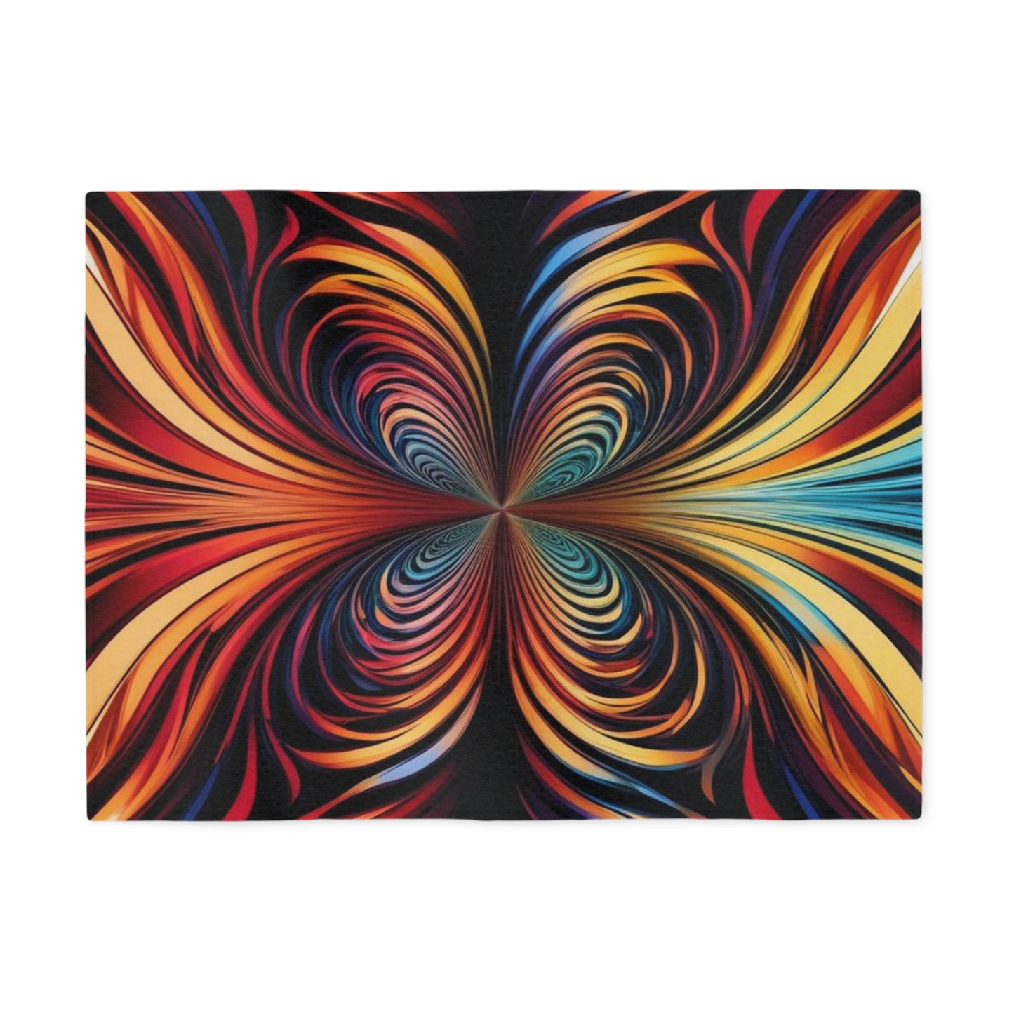 Optical Illusion Sweatshirt Blanket
