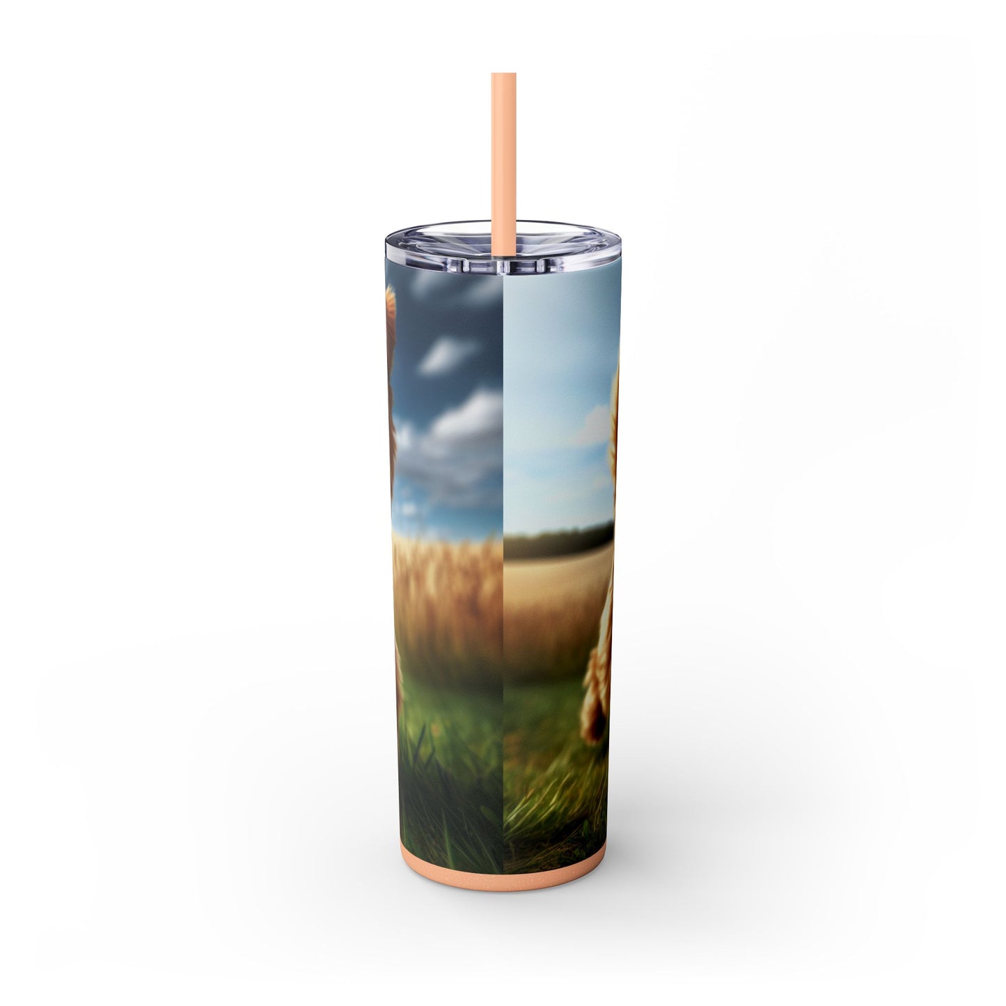 Norfolk Terrier Tumbler with Straw, 20oz