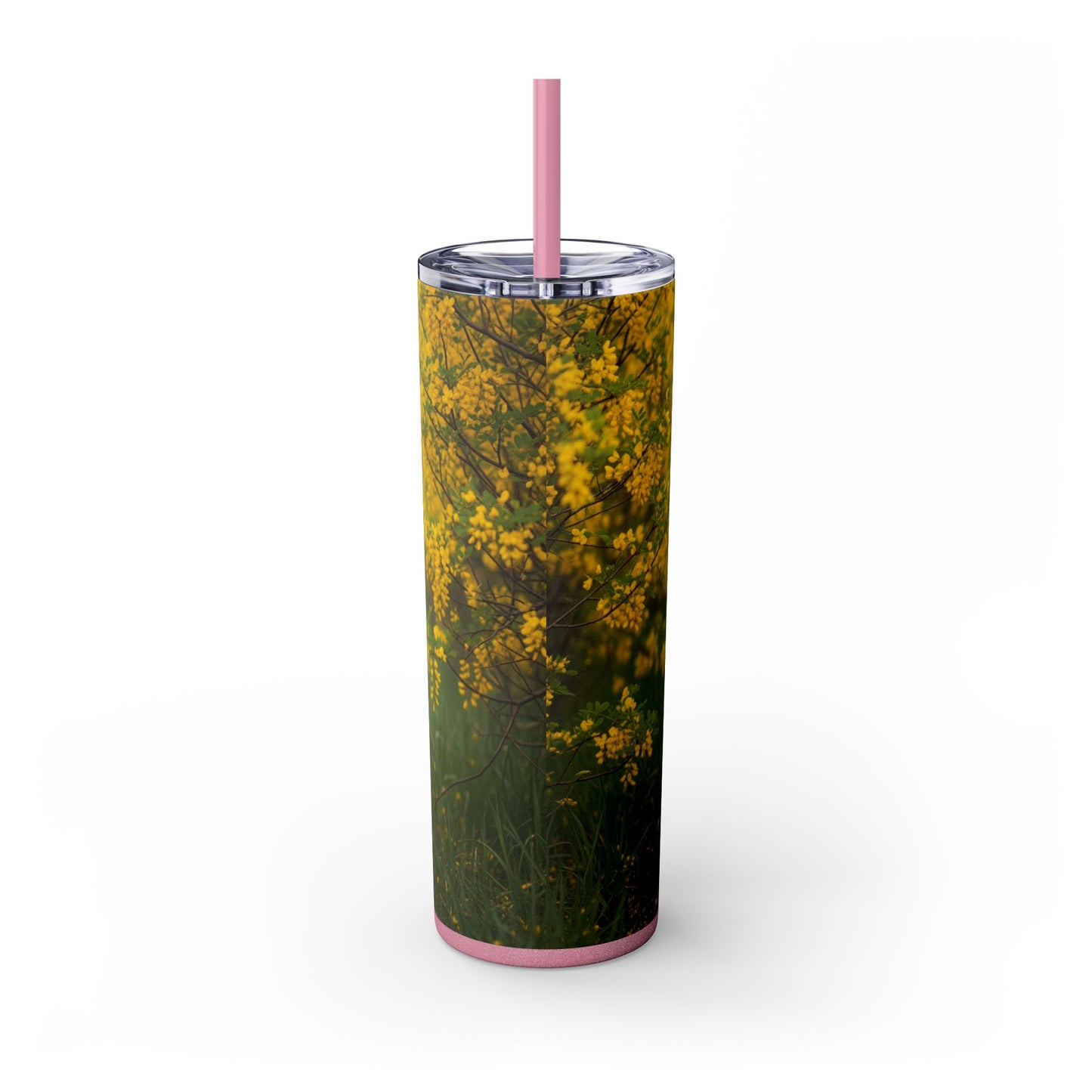 Australian Shepherd Skinny Tumbler with Straw, 20oz