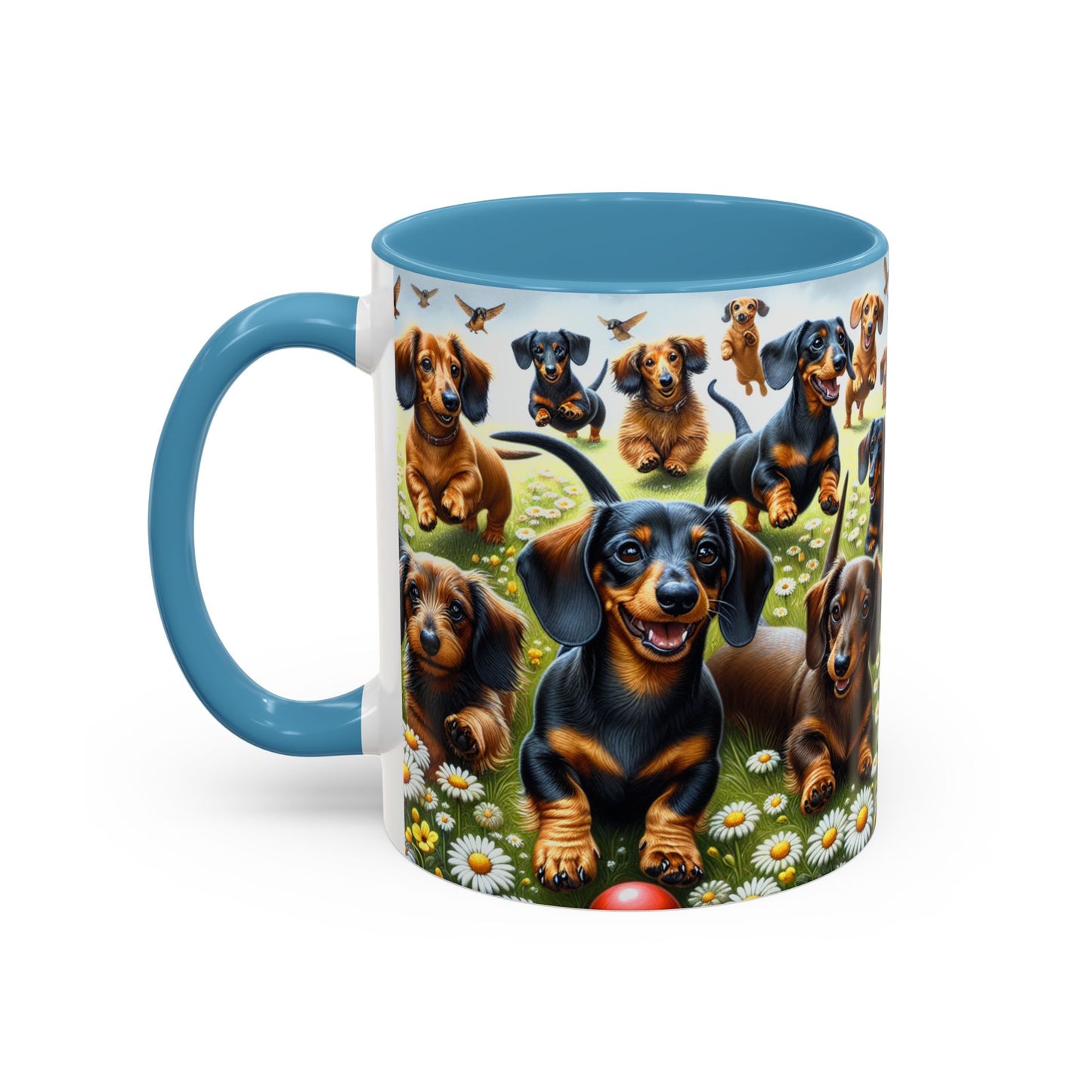 Dachshund Accent Coffee Mug - Perfect Gift for Dog Lovers