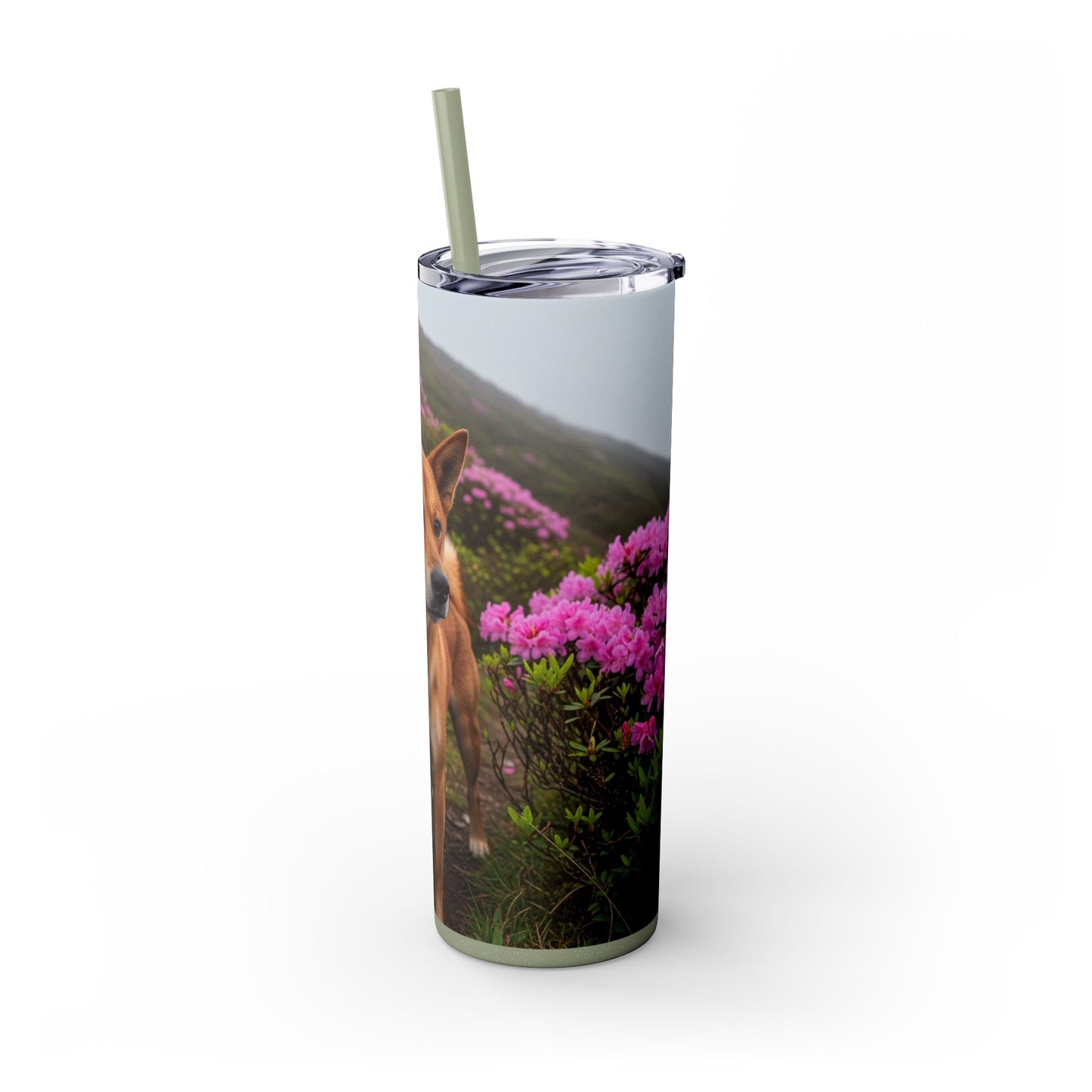 Taiwan Dog Tumbler with Straw, 20oz