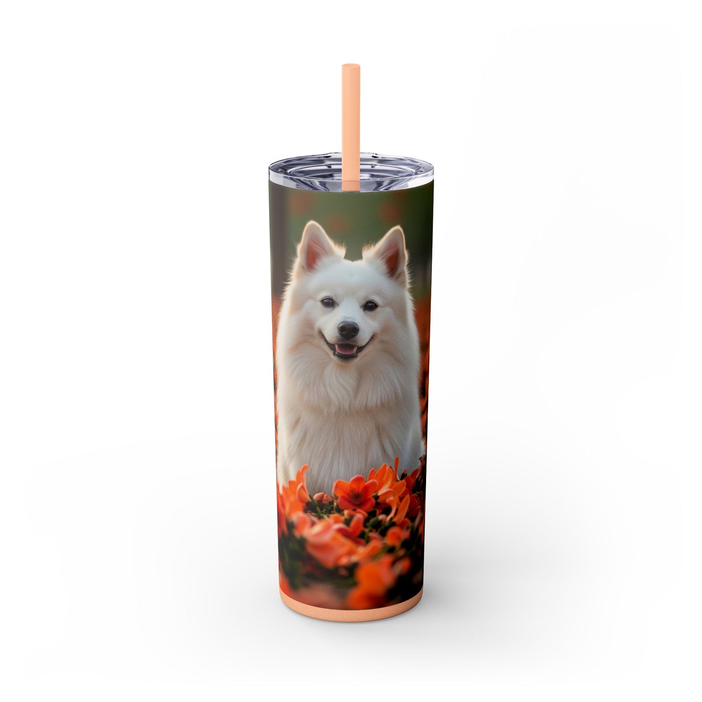 Indian Spitz Tumbler with Straw, 20oz