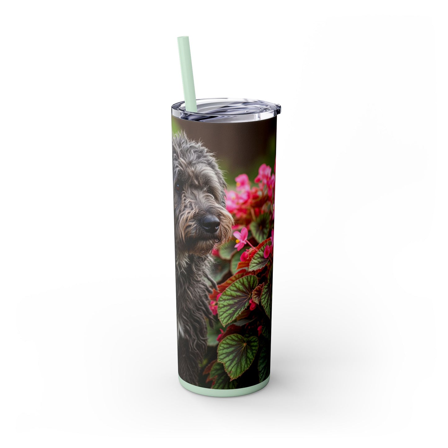Puli Skinny Tumbler with Straw, 20oz