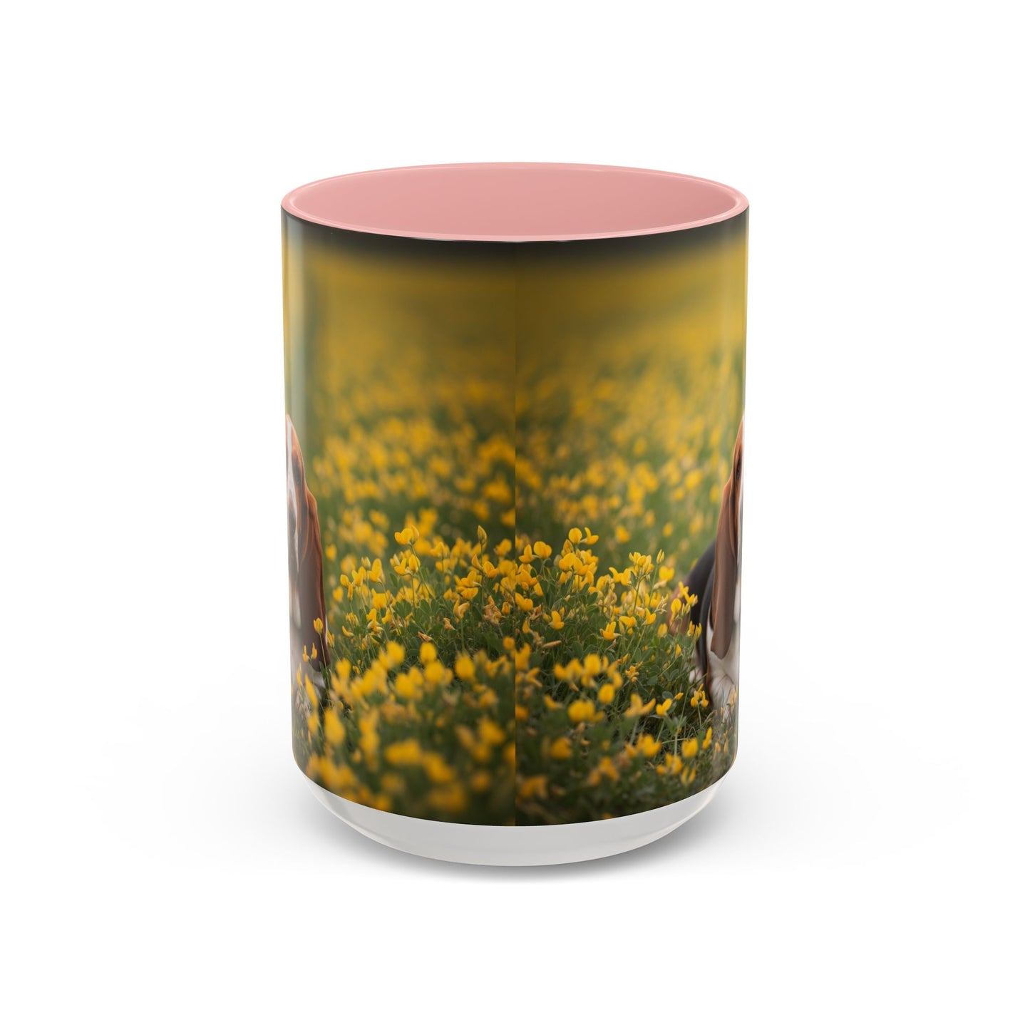Basset Hound Accent Coffee Mug - Perfect Gift for Dog Lovers