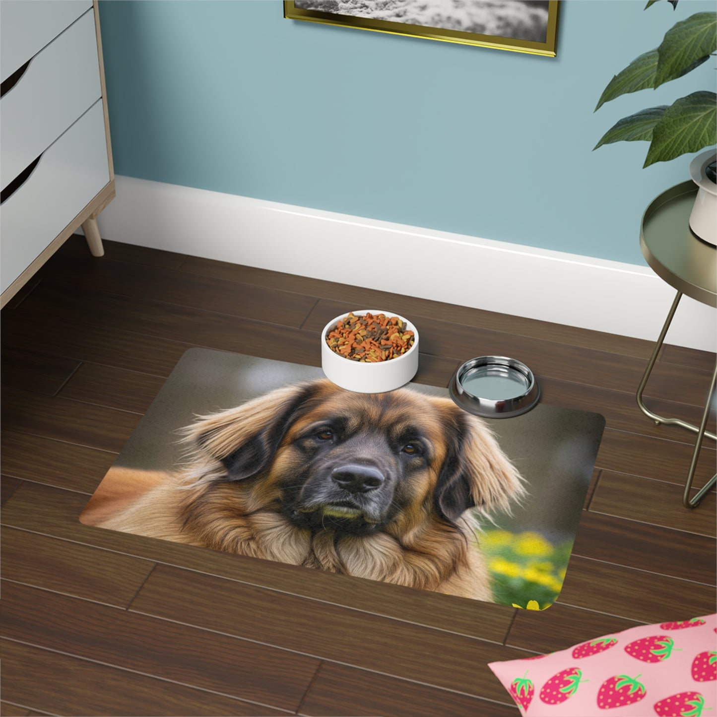 Pet Food Mat (12x18) - Leonberger