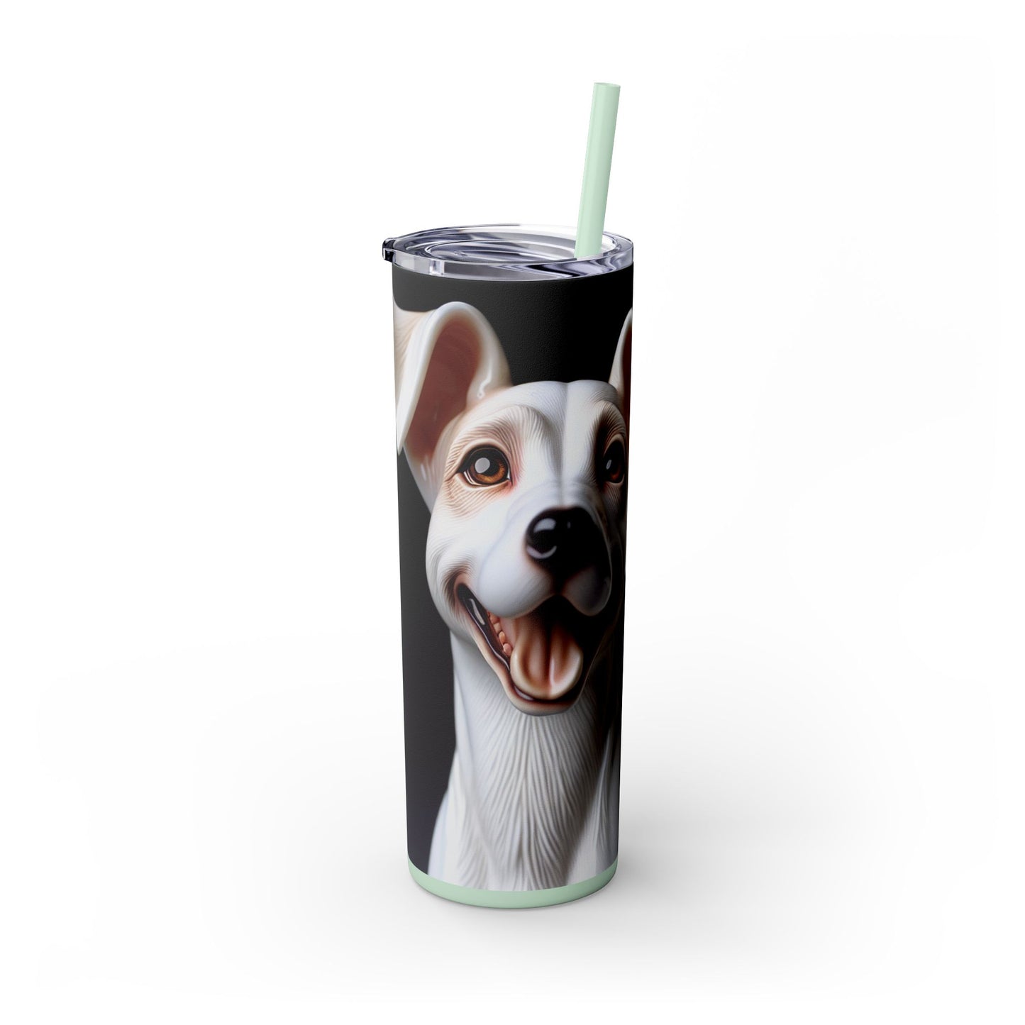 Porcelaine Tumbler with Straw, 20oz