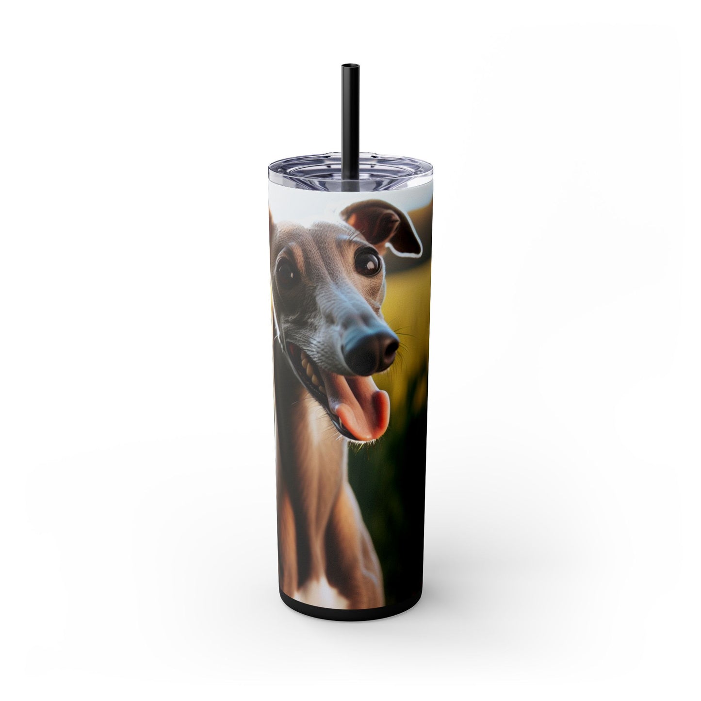 Greyhound Tumbler with Straw, 20oz