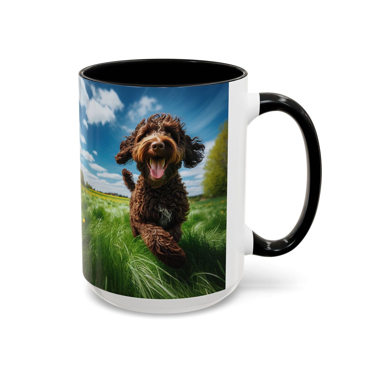 Wetterhoun Accent Coffee Mug - Perfect Gift for Dog Lovers